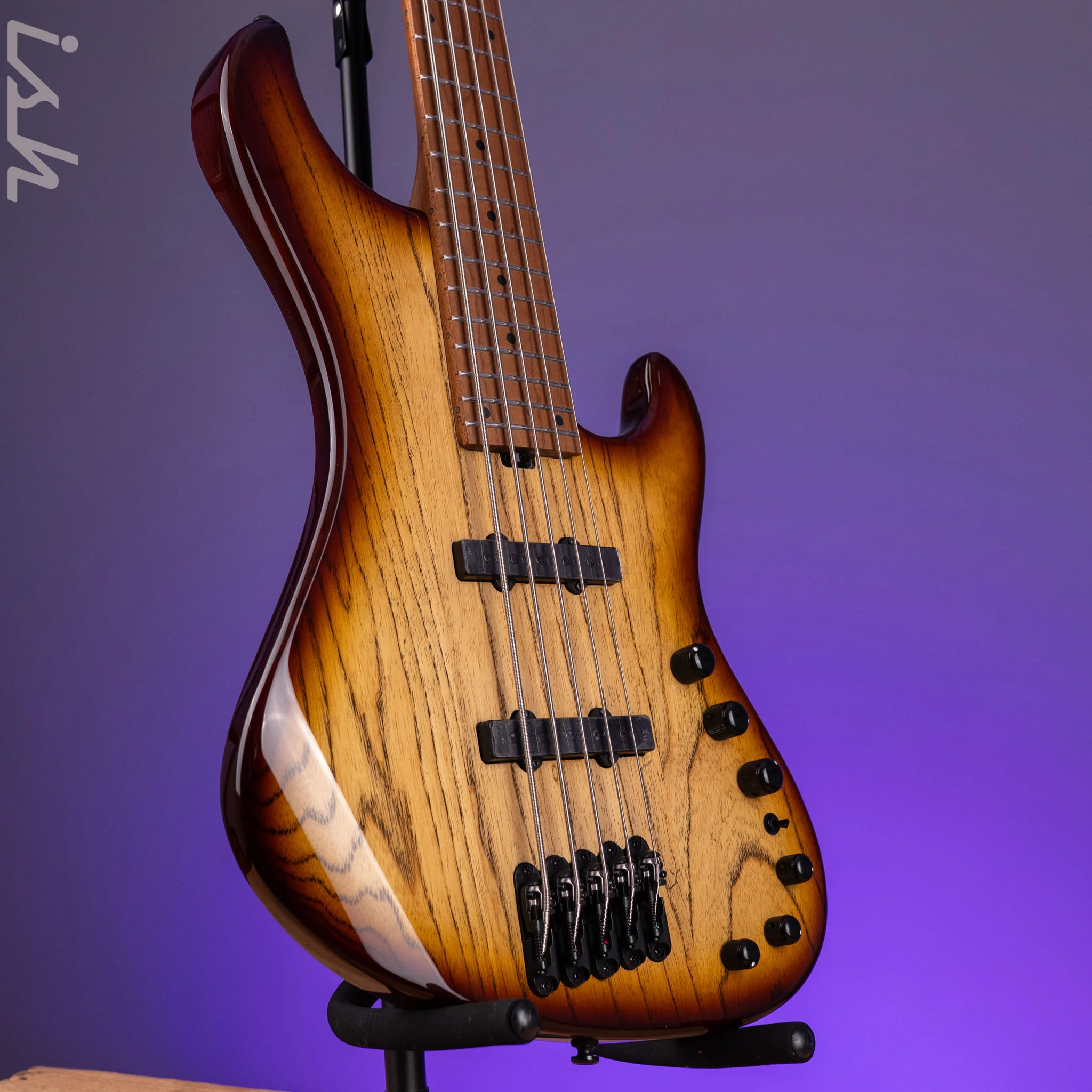 Ibanez Mode MDM1305 5-String Bass Natural Stained Amber Burst - Image 3
