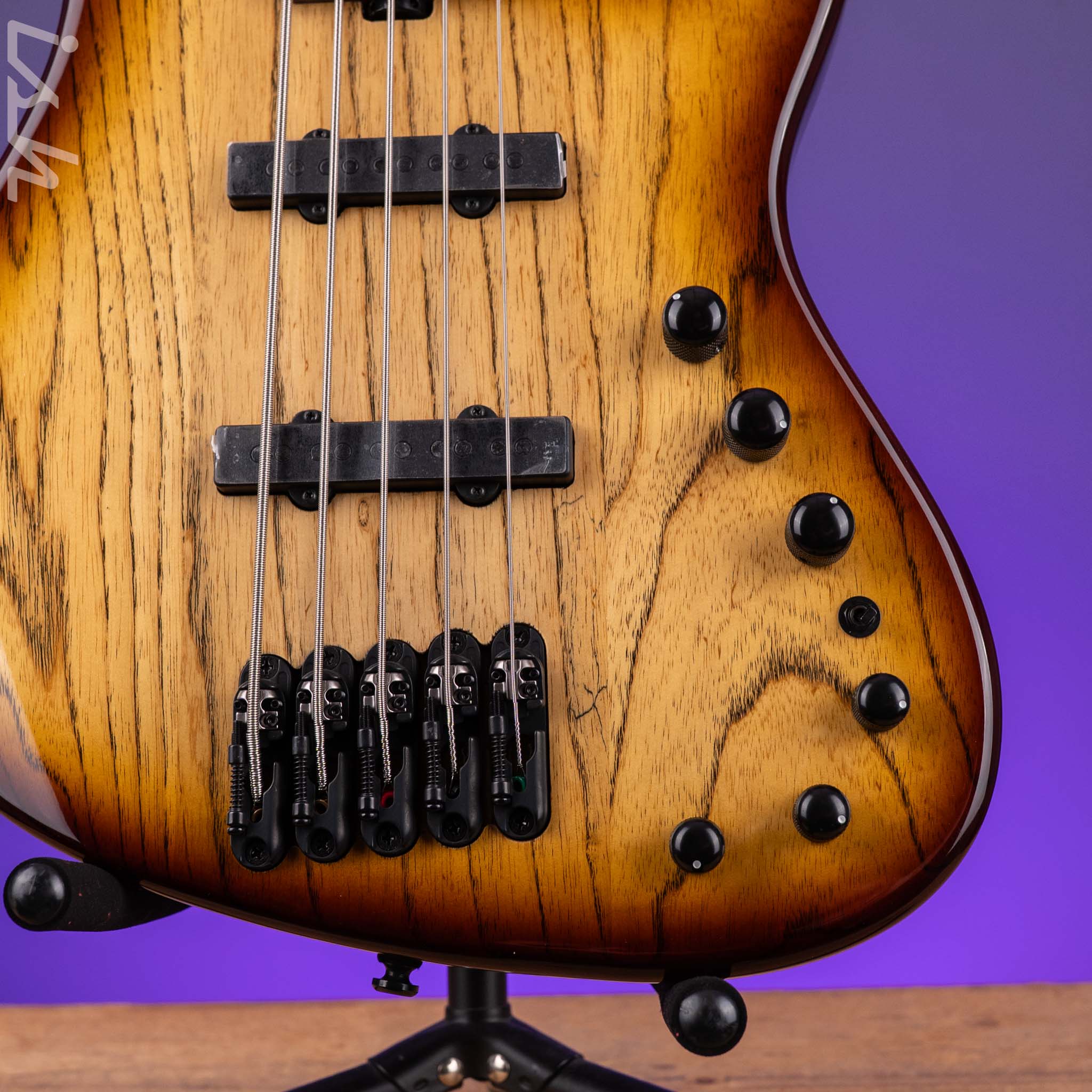 Ibanez Mode MDM1305 5-String Bass Natural Stained Amber Burst - Image 5