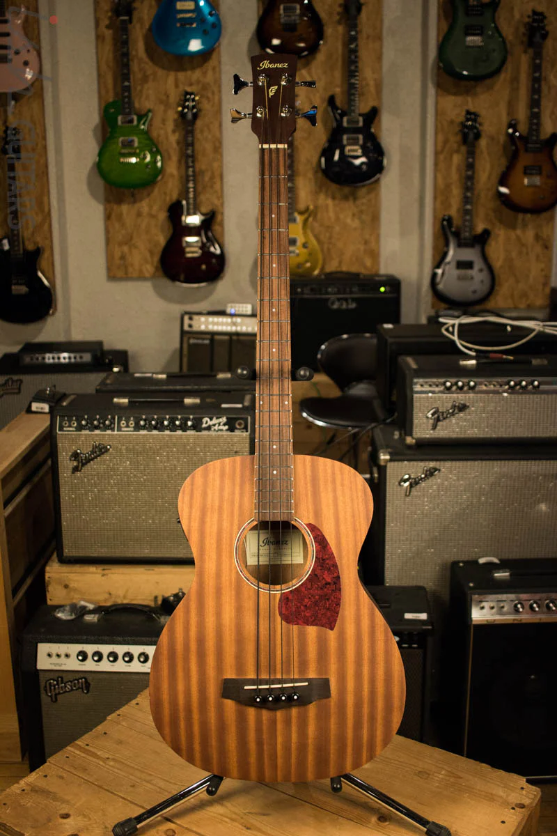 Ibanez PCBE12MH Open Pore Natural Acoustic Bass - Image 2