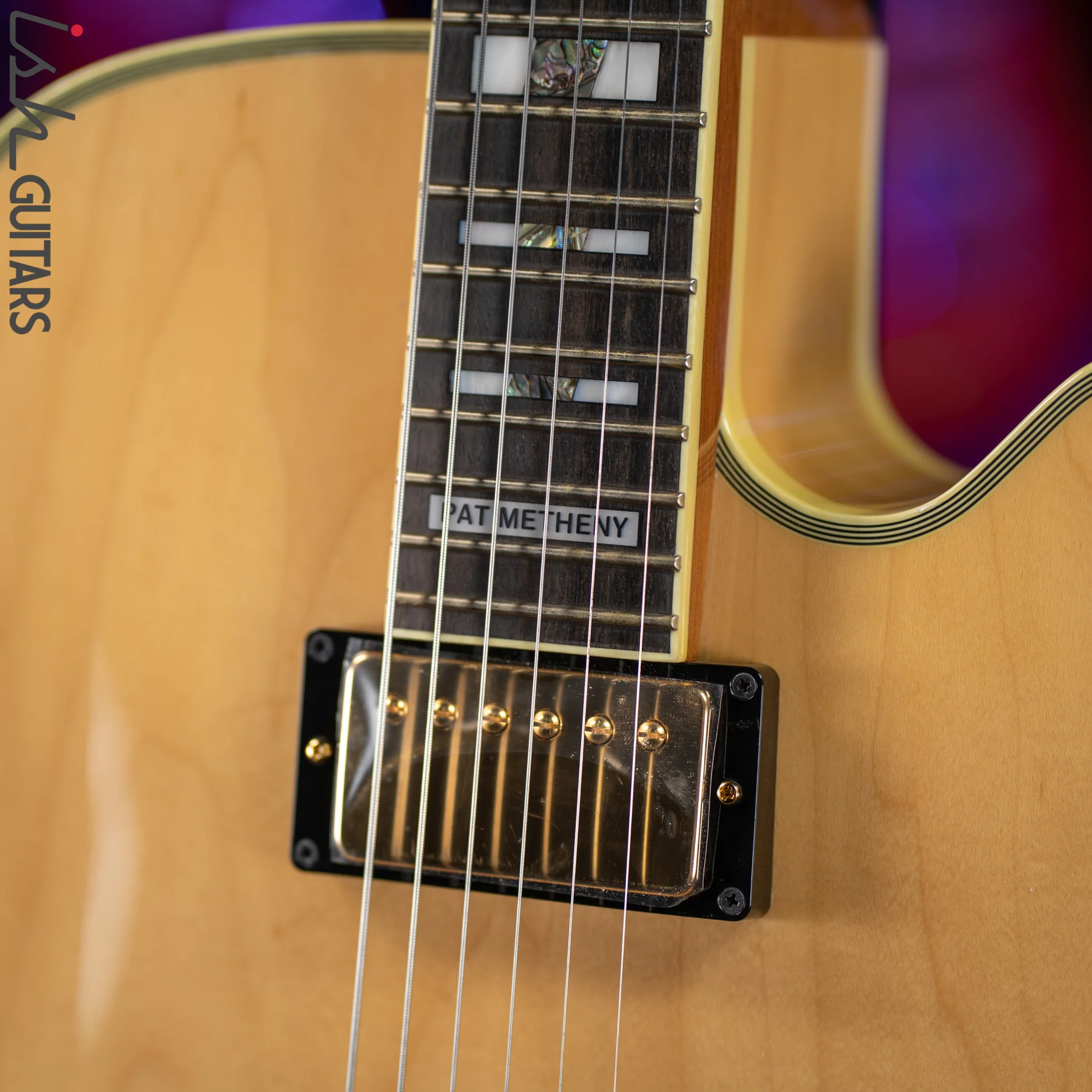 Ibanez PM200 Pat Metheny Signature Hollowbody Natural - Image 5
