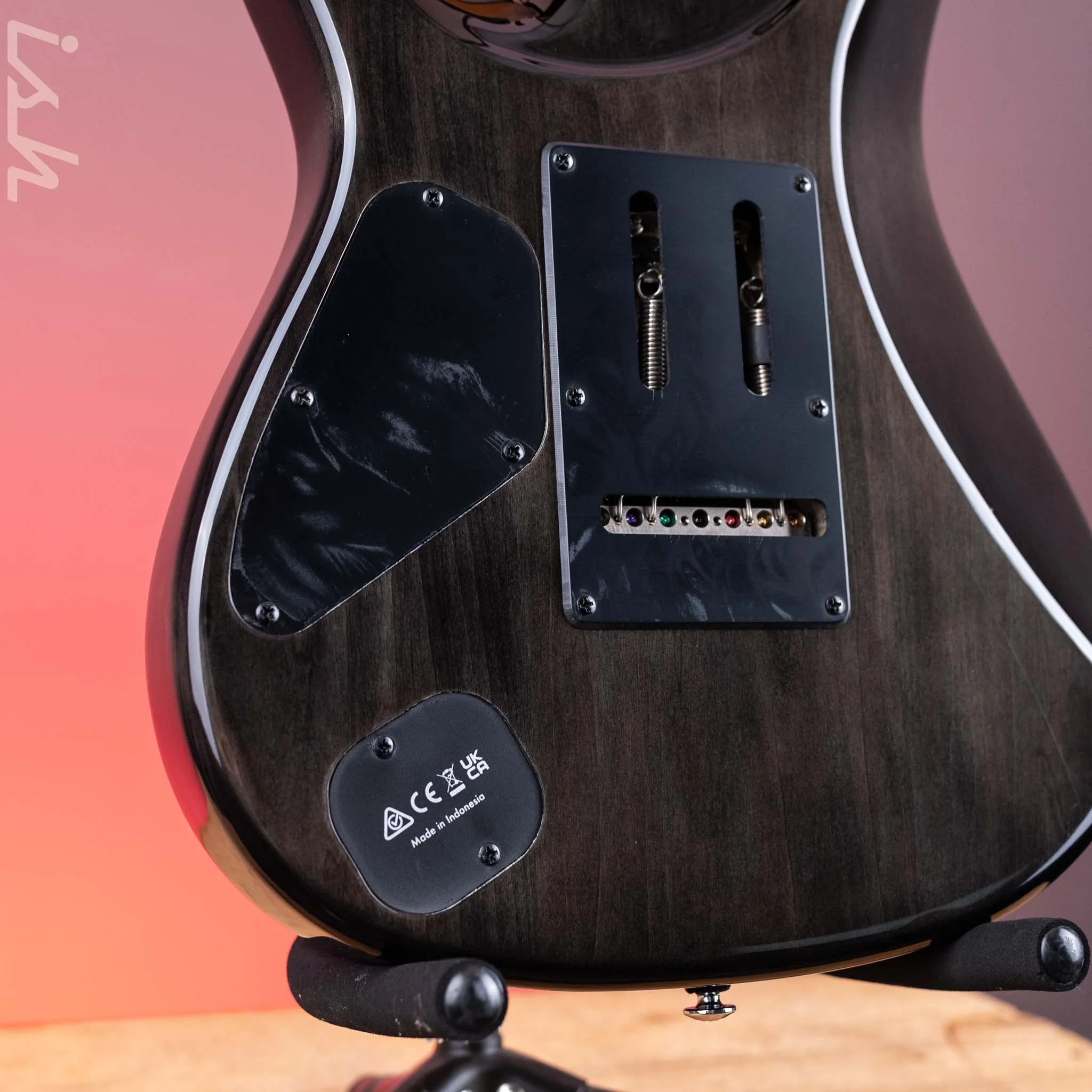2024 Ibanez Premium AZ427P1PB 7-String Charcoal Black Burst - Image 10