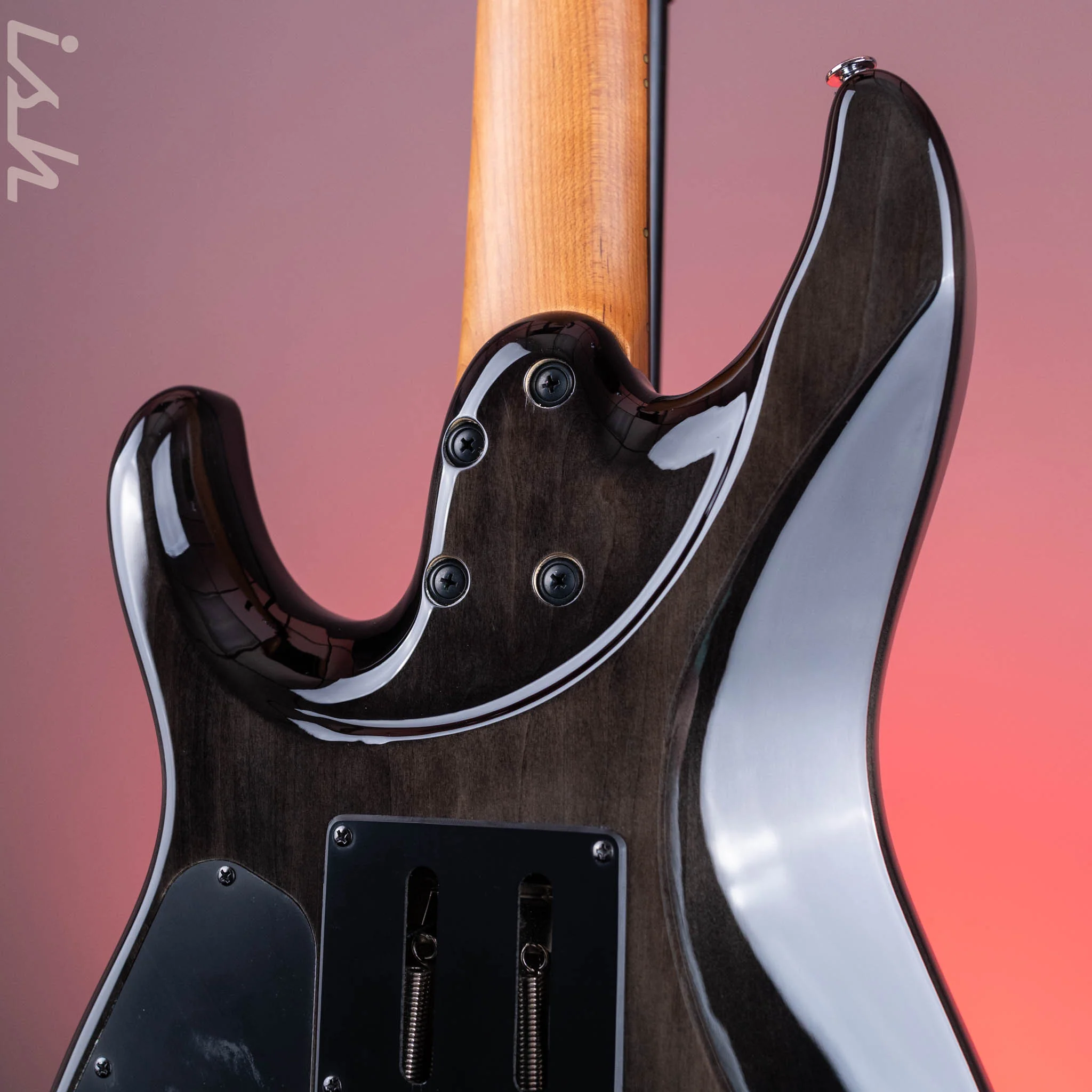 2024 Ibanez Premium AZ427P1PB 7-String Charcoal Black Burst - Image 9
