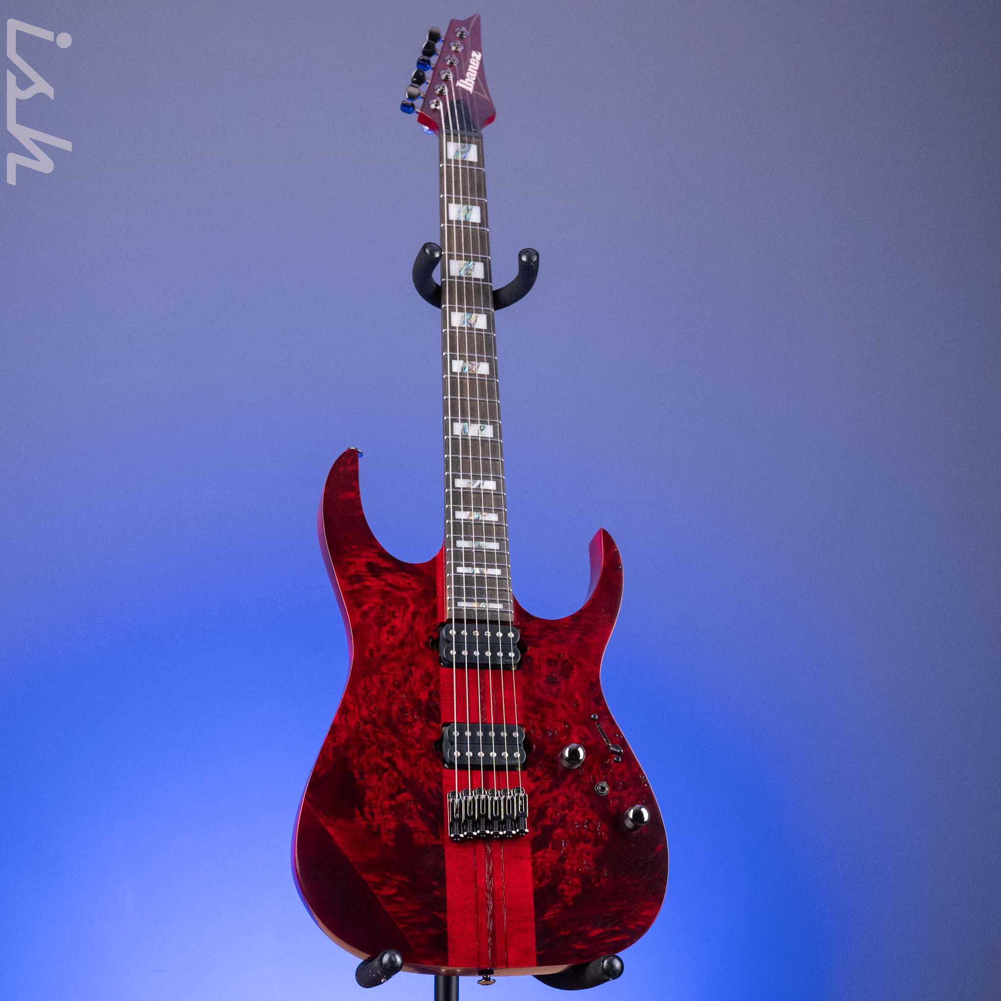 Ibanez Premium RGT1221PB Electric Guitar Stained Wine Red Demo - Image 2