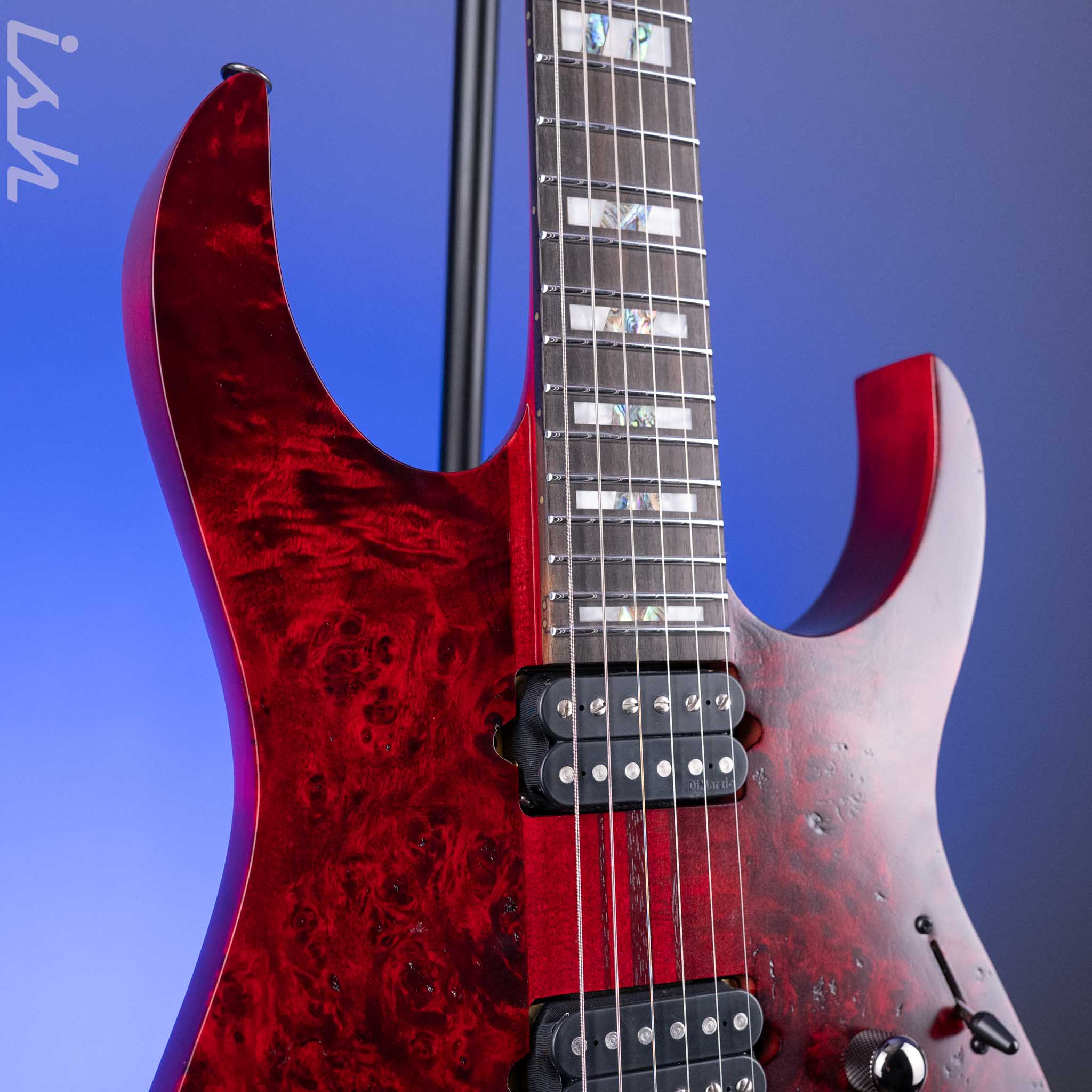 Ibanez Premium RGT1221PB Electric Guitar Stained Wine Red Demo - Image 3