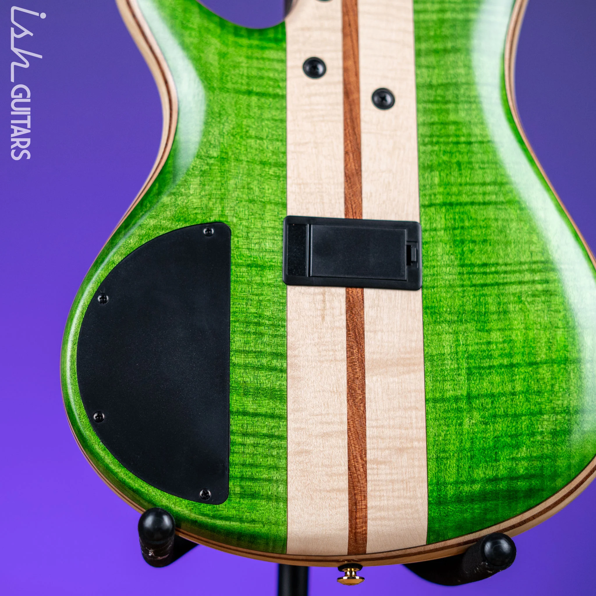 Ibanez Premium SR5FMDX 5-String Bass Emerald Green Low Gloss - Image 10