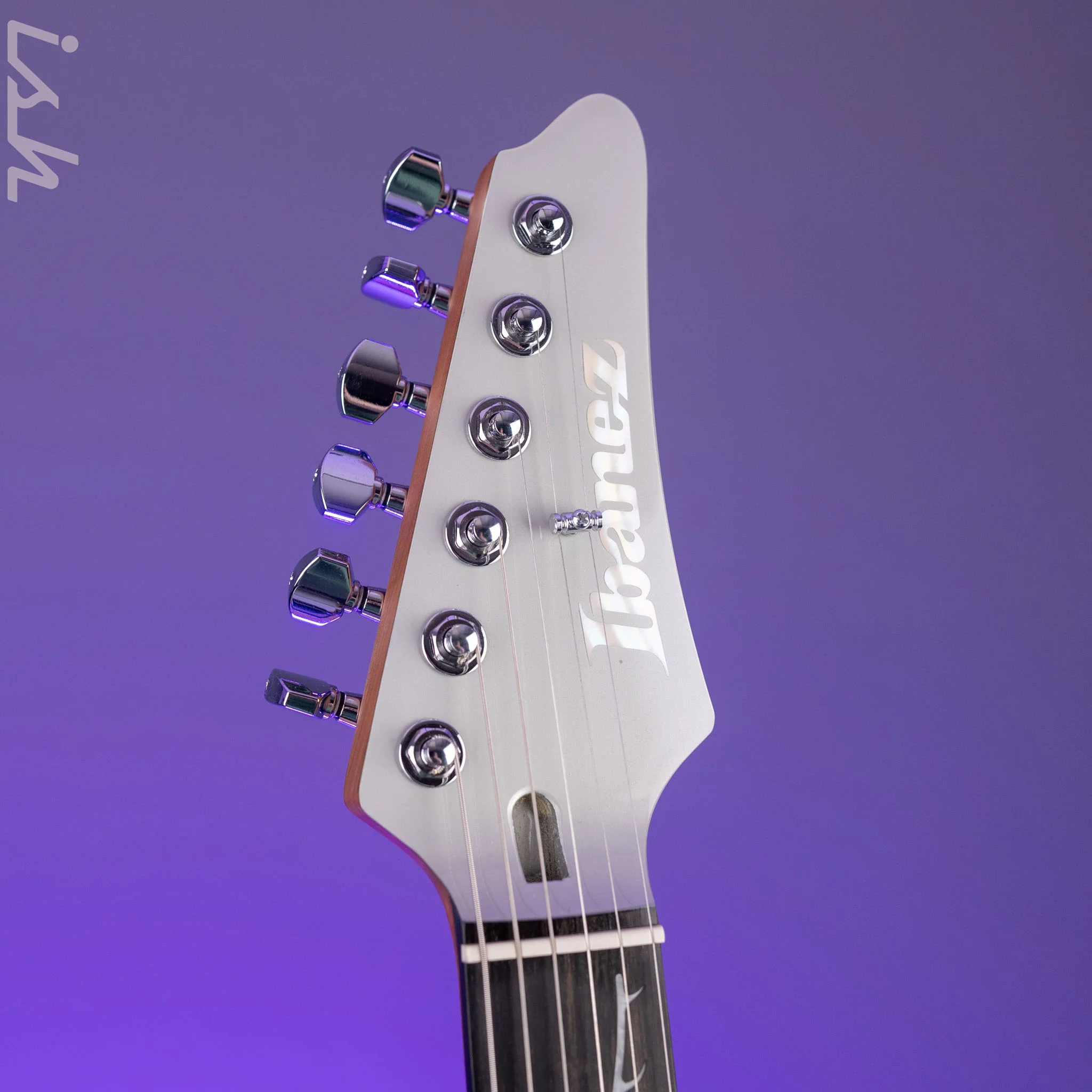 Ibanez Premium TOD10 Tim Henson Signature Electric Guitar Classic Silver Demo - Image 5