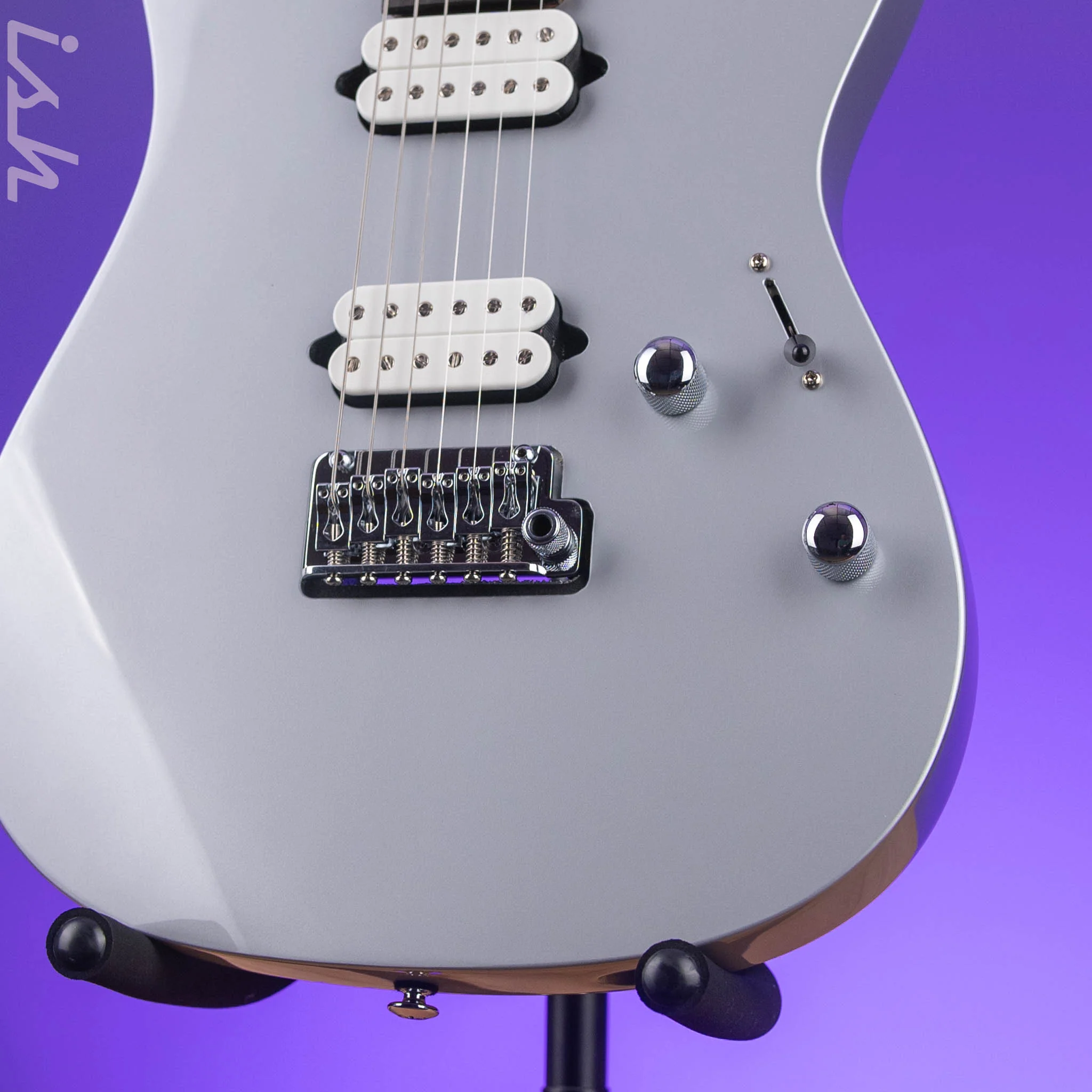 Ibanez Premium TOD10 Tim Henson Signature Electric Guitar Classic Silver Demo - Image 4