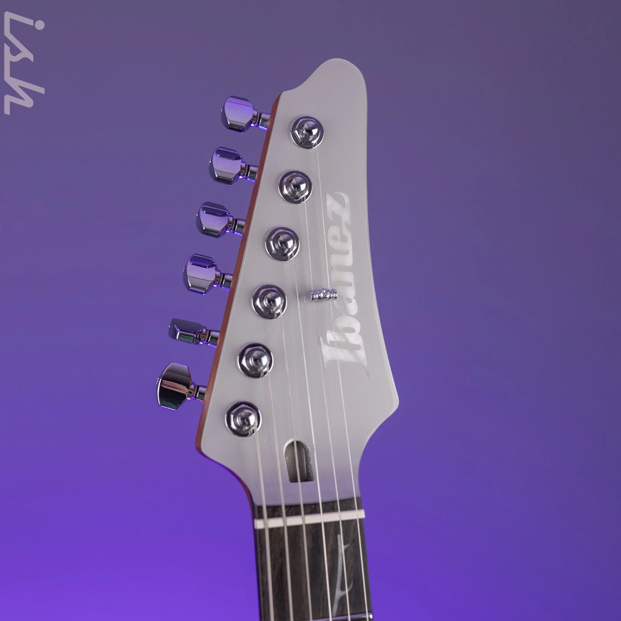 Ibanez Premium TOD10 Tim Henson Signature Electric Guitar Classic Silver Demo - Image 5