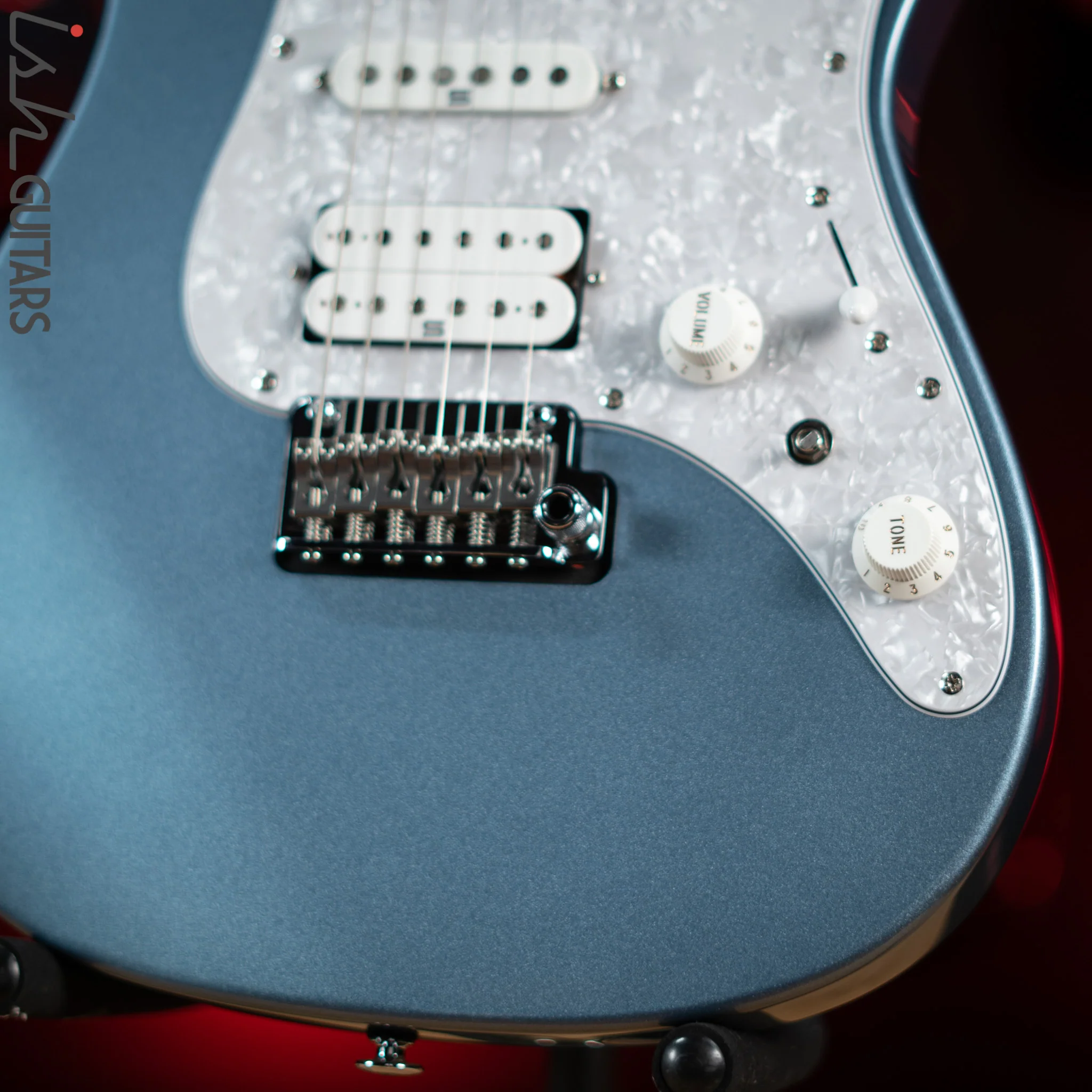 Ibanez Prestige AZ2204 Electric Guitar Ice Blue Metallic - Image 4