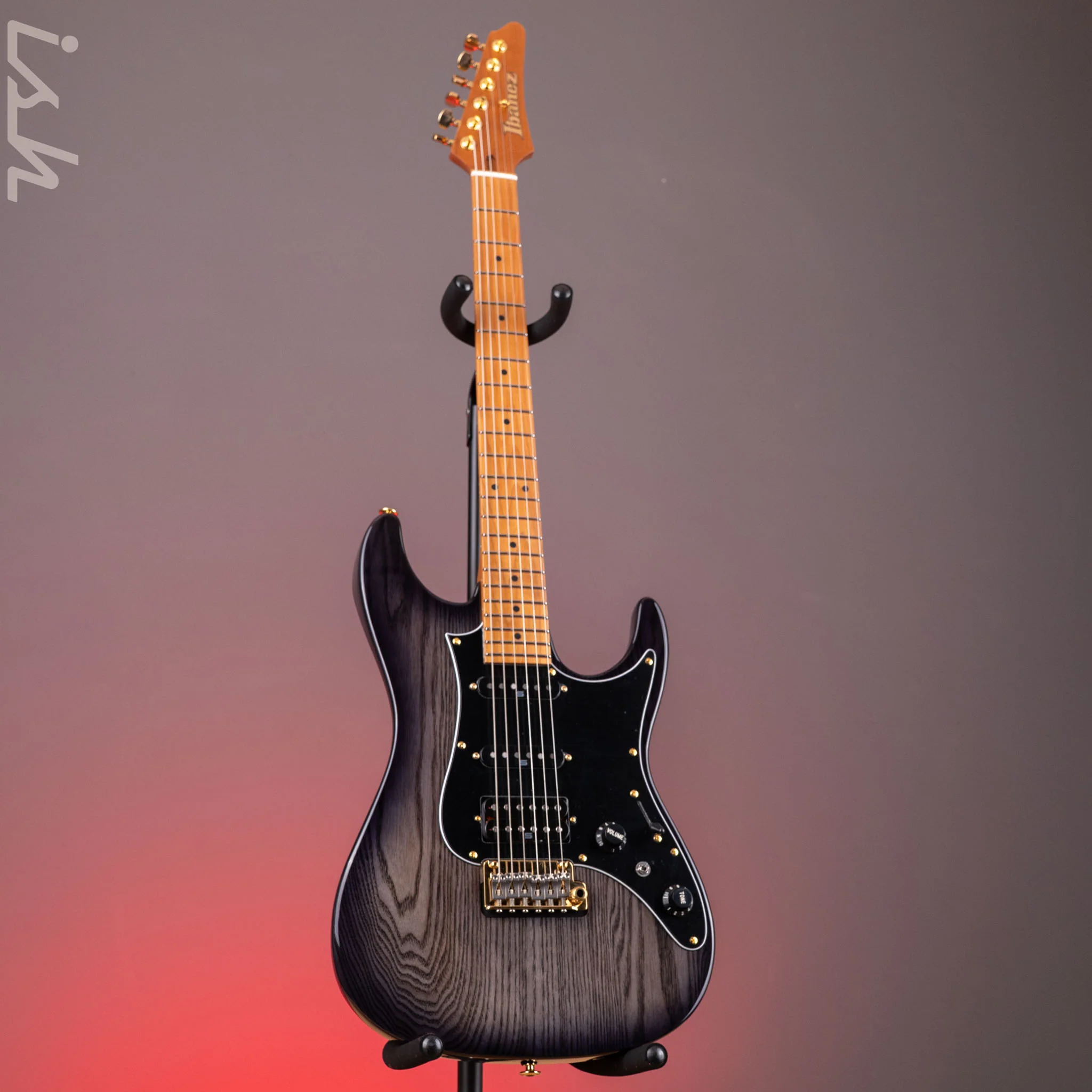 Ibanez Prestige AZ2204AG Transparent Gray Burst Electric Guitar - Image 2