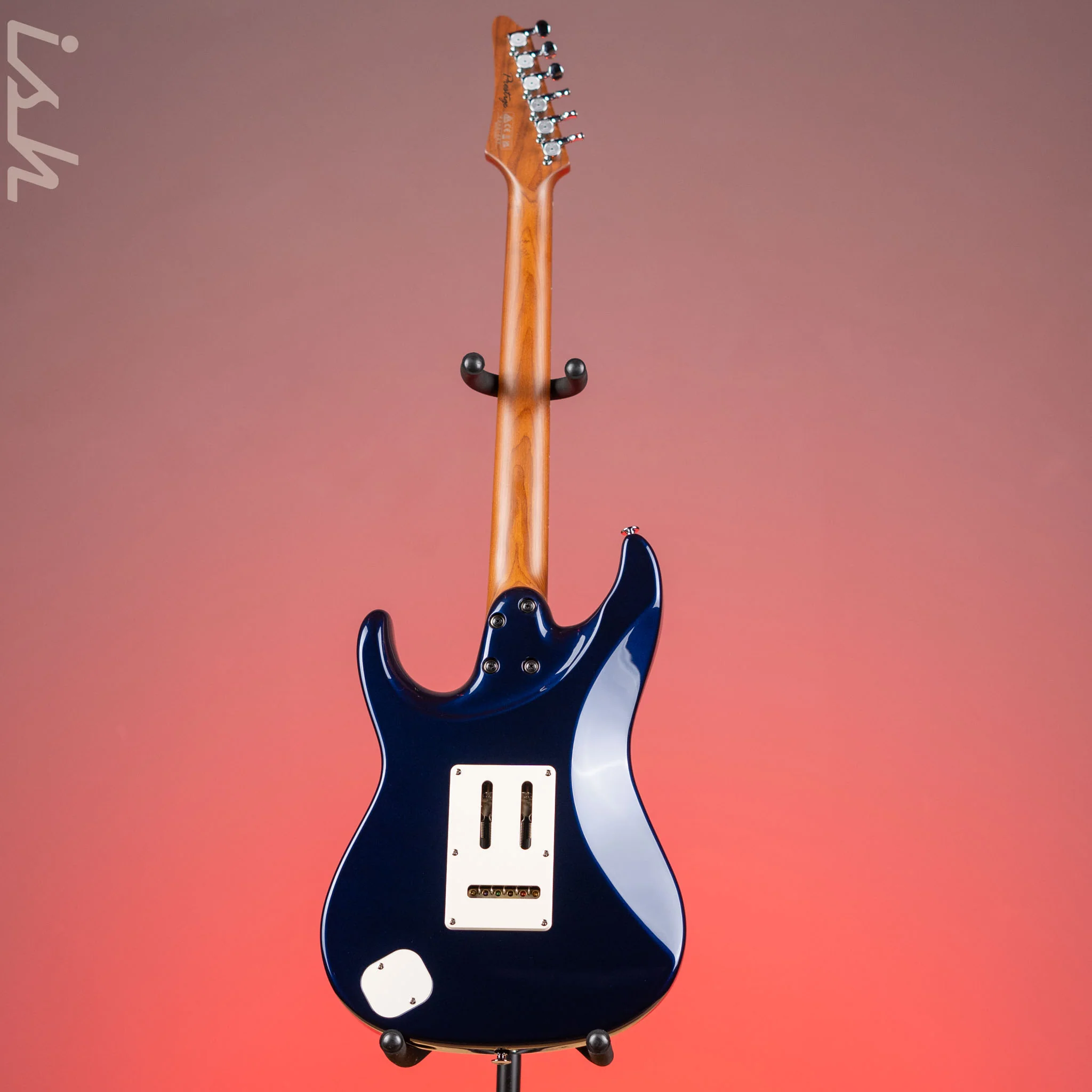 Ibanez Prestige AZ2204NW Electric Guitar Dark Tide Blue Demo - Image 6