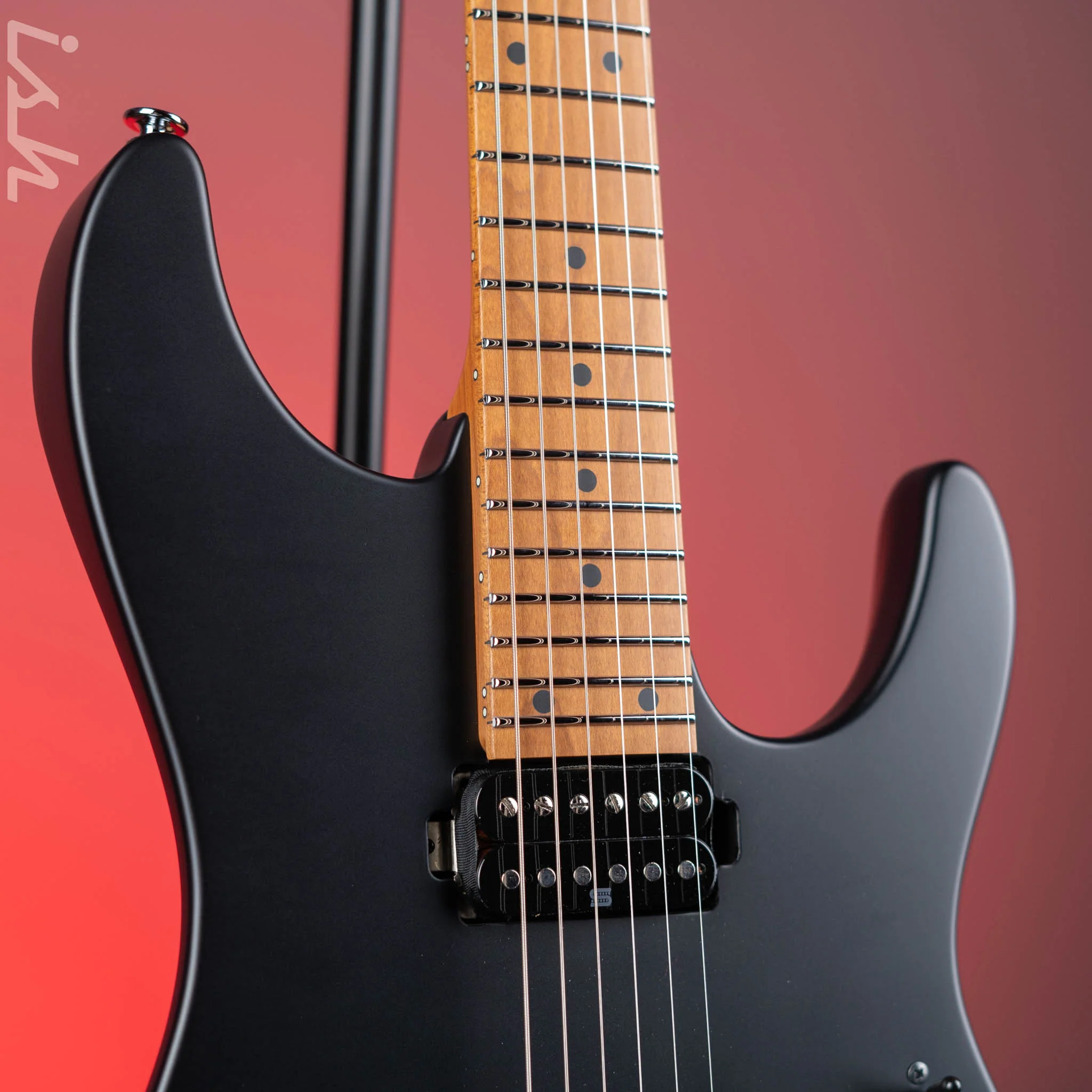 Ibanez Prestige AZ2402 Electric Guitar Flat Black - Image 3
