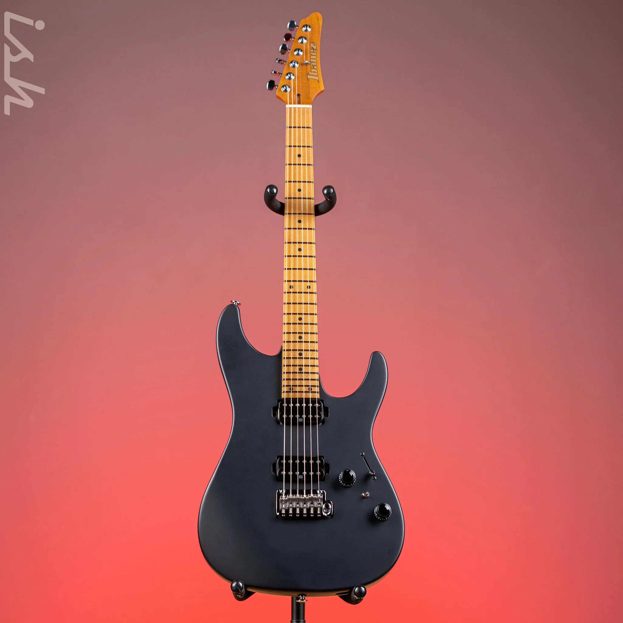 Ibanez Prestige AZ2402 Electric Guitar Flat Black Demo - Image 2