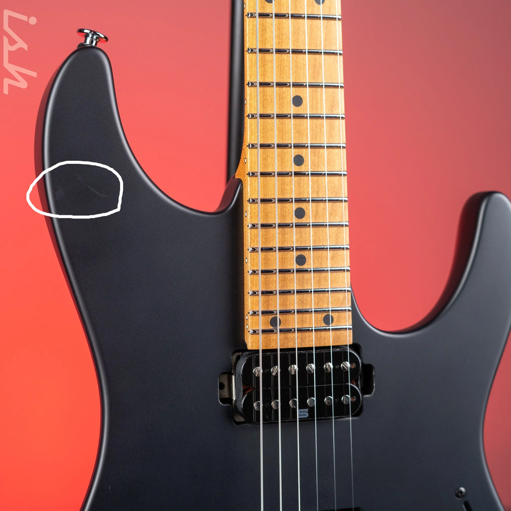 Ibanez Prestige AZ2402 Electric Guitar Flat Black Demo - Image 3