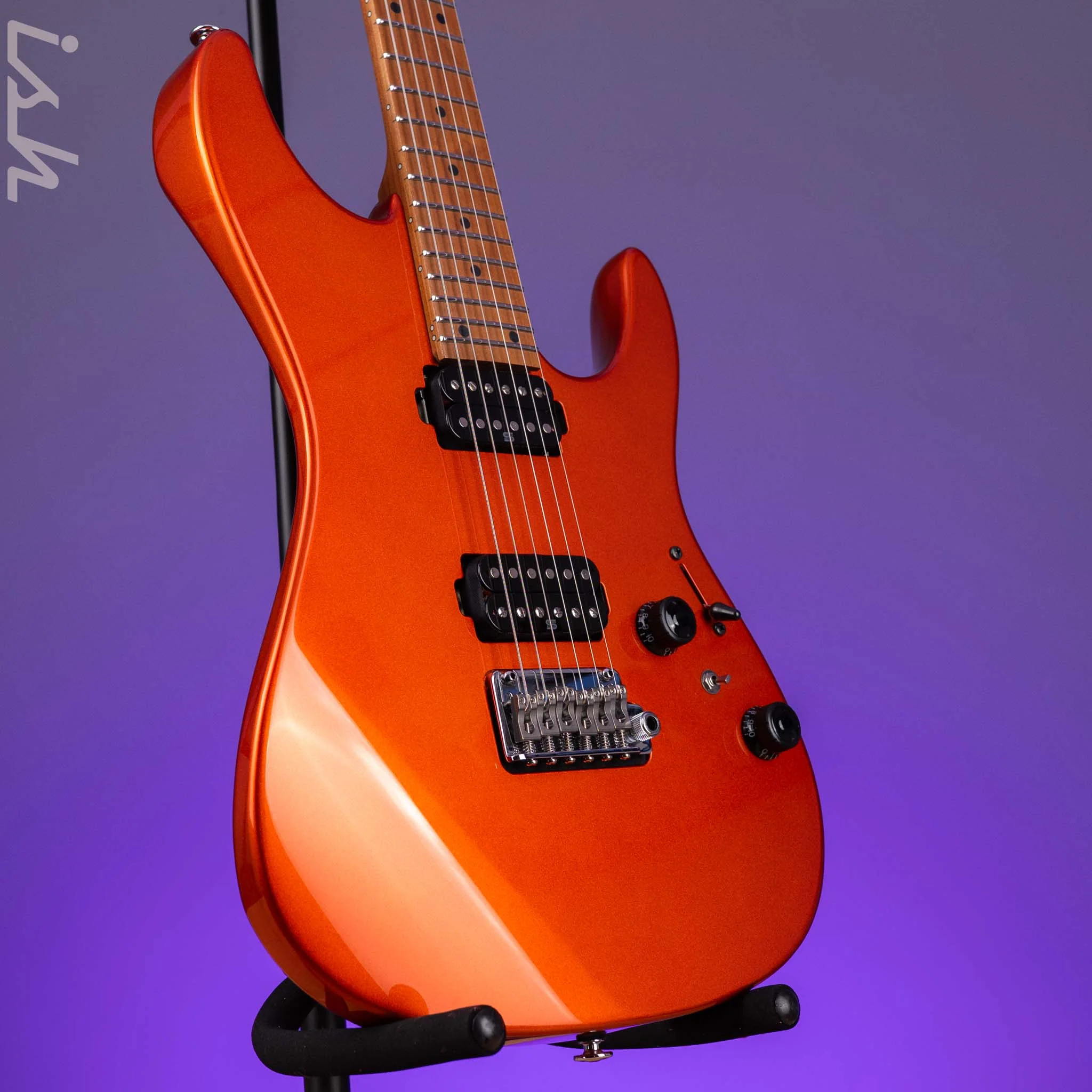Ibanez Prestige AZ2402 Roadster Orange Metallic Electric Guitar - Image 3