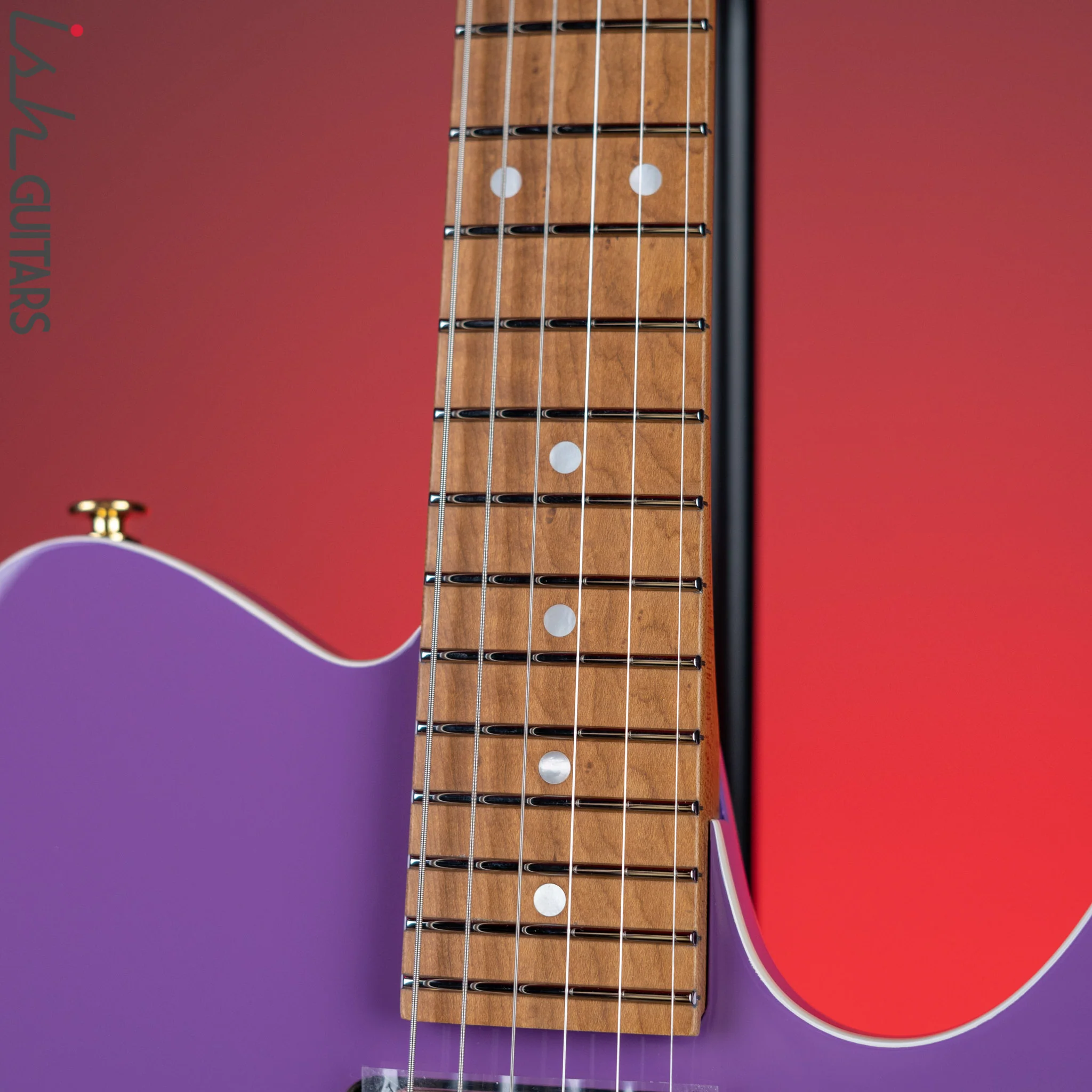 Ibanez Prestige LB1 Lari Basilio Signature Guitar Violet Demo - Image 6