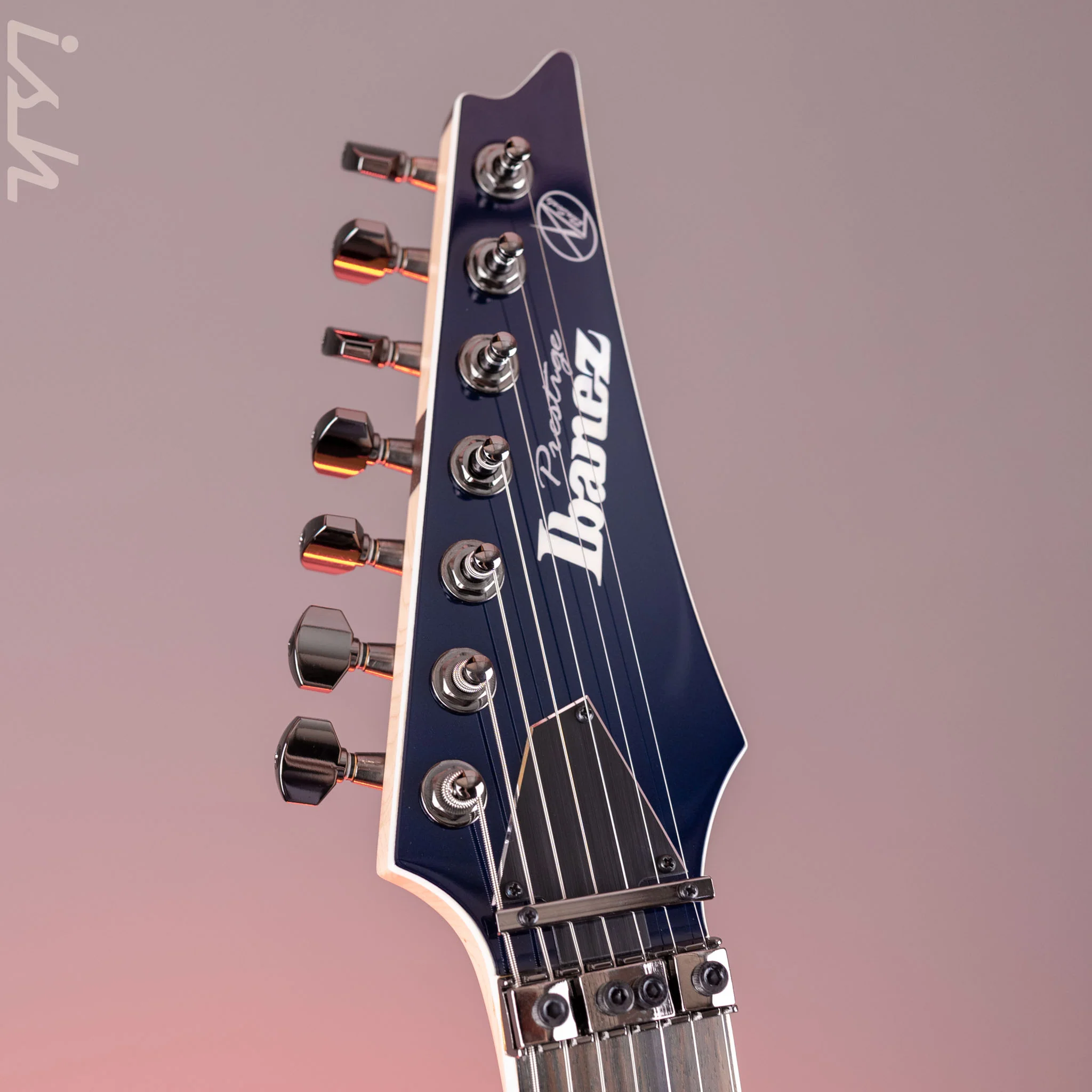 Ibanez Prestige RG2027XL 7-String Electric Guitar Deep Tide Blue - Image 5