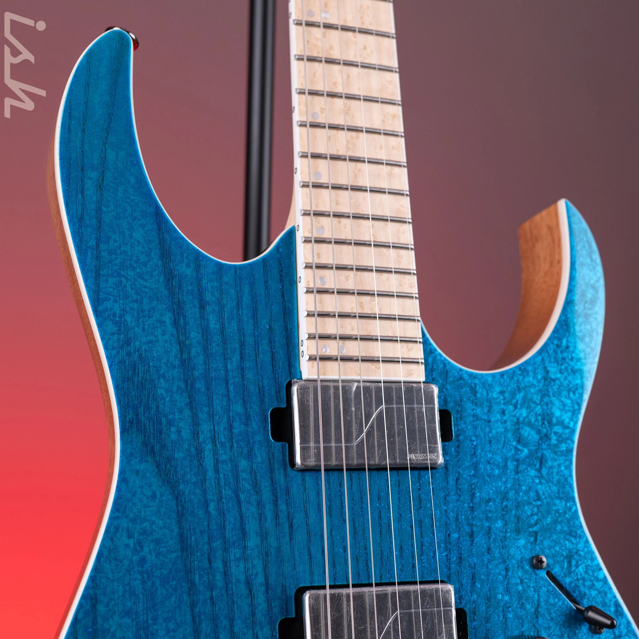 Ibanez Prestige RG5120M Electric Guitar Frozen Ocean Demo - Image 3