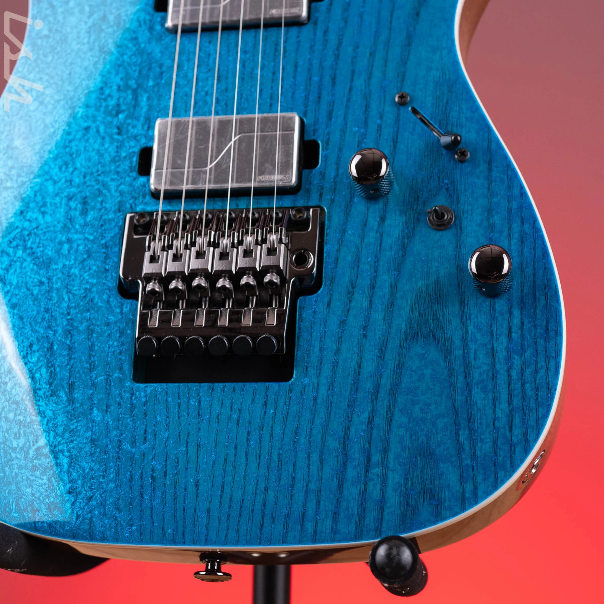 Ibanez Prestige RG5120M Electric Guitar Frozen Ocean Demo - Image 4