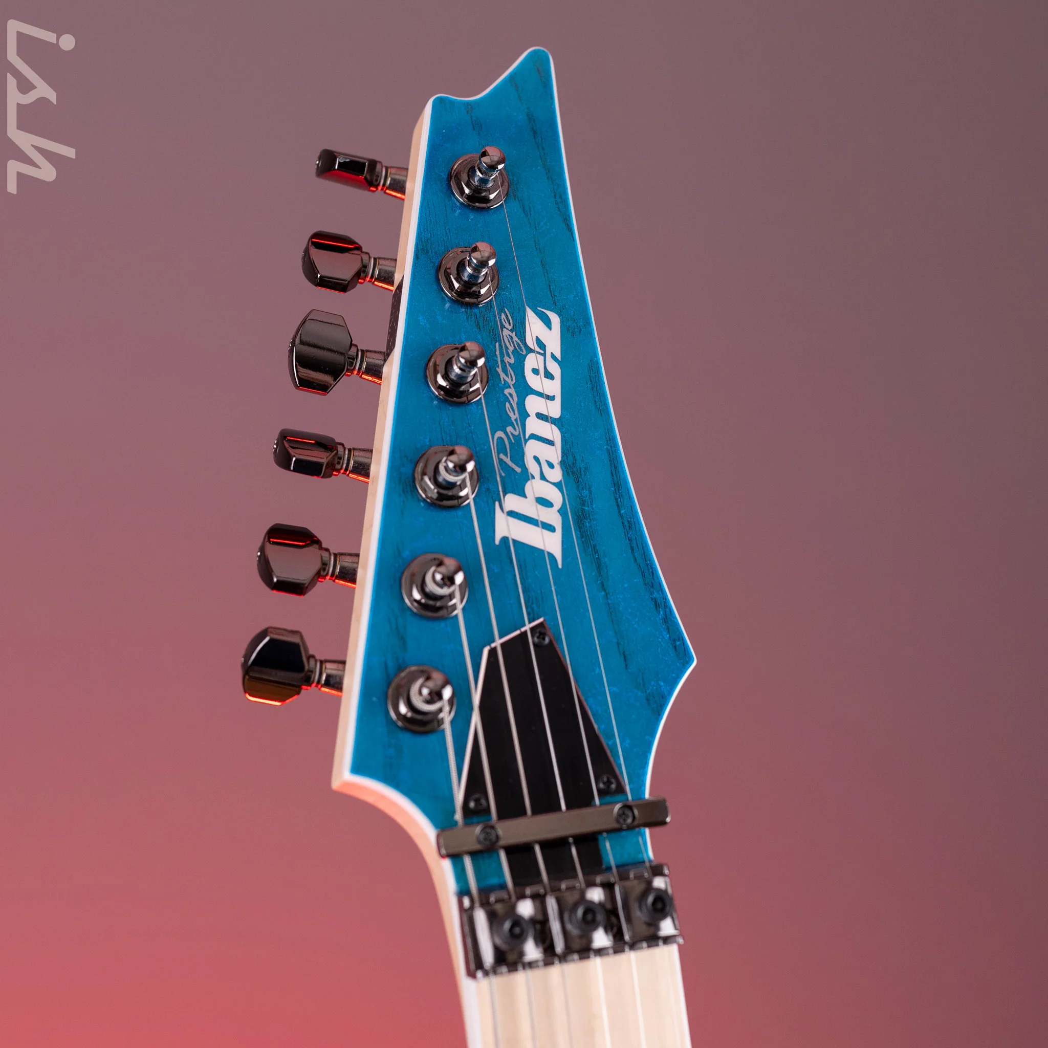 Ibanez Prestige RG5120M Electric Guitar Frozen Ocean Demo - Image 5
