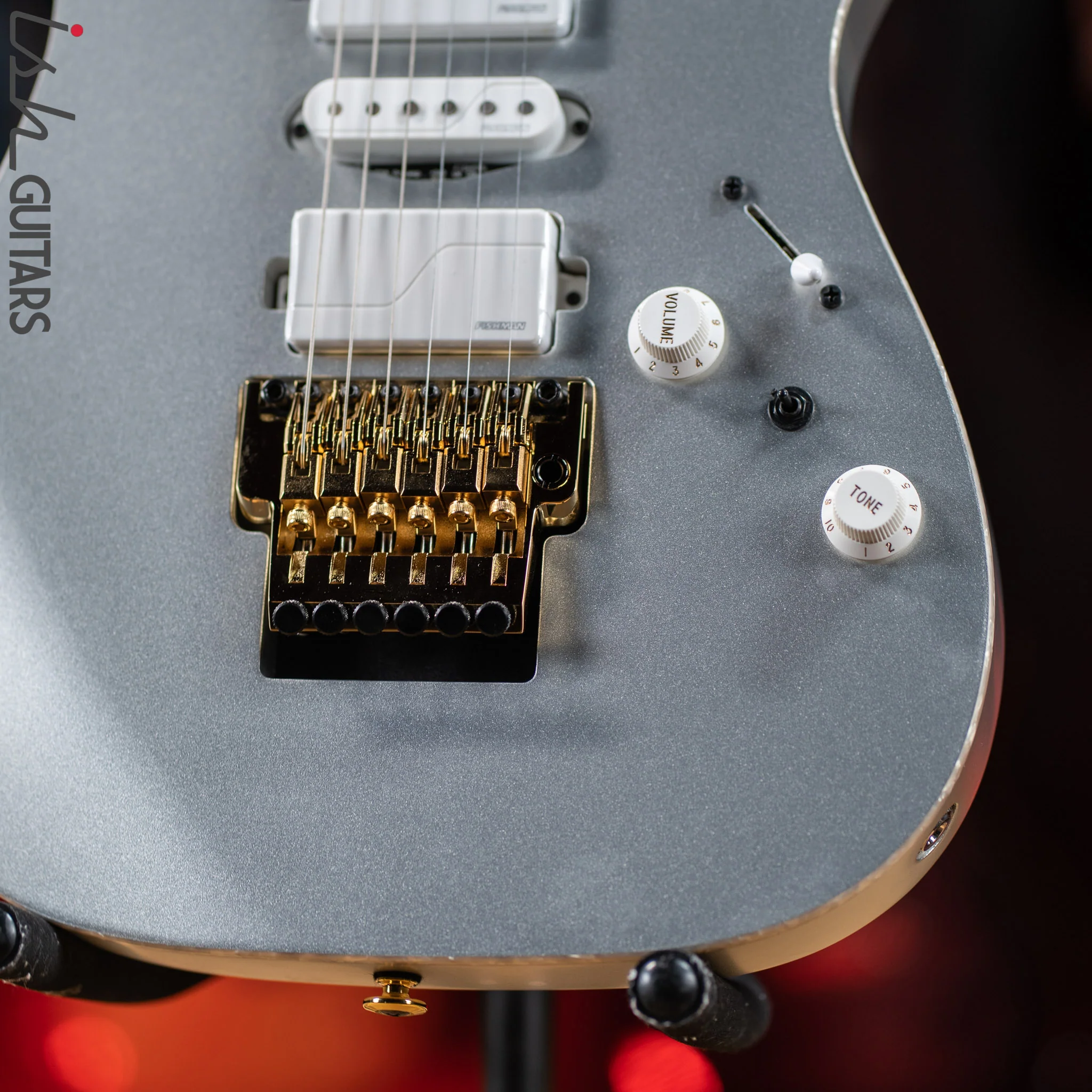 Ibanez Prestige RG5170G Electric Guitar Silver Flat - Image 4