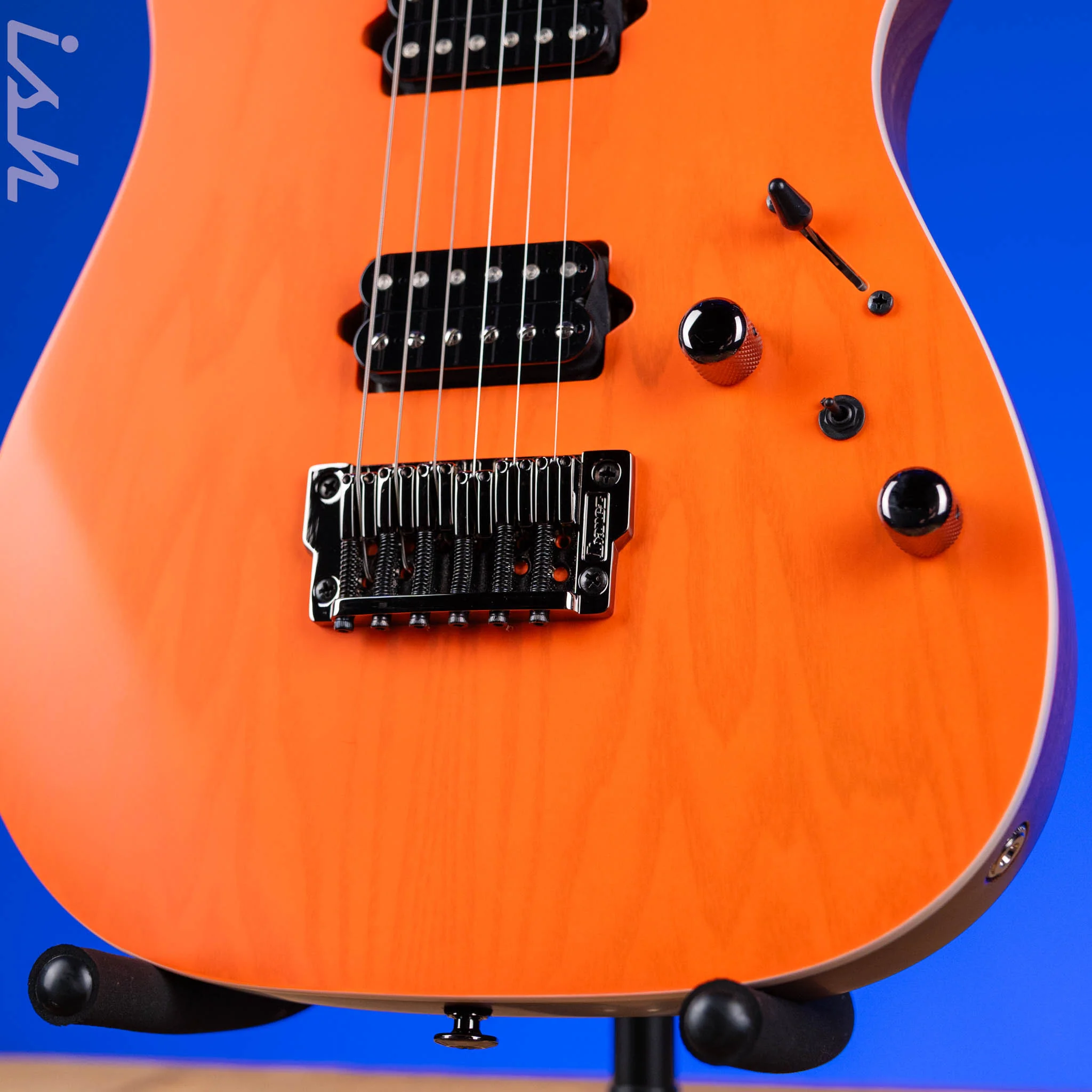 Ibanez Prestige RG5221 Electric Guitar Transparent Fluorescent Orange - Image 4