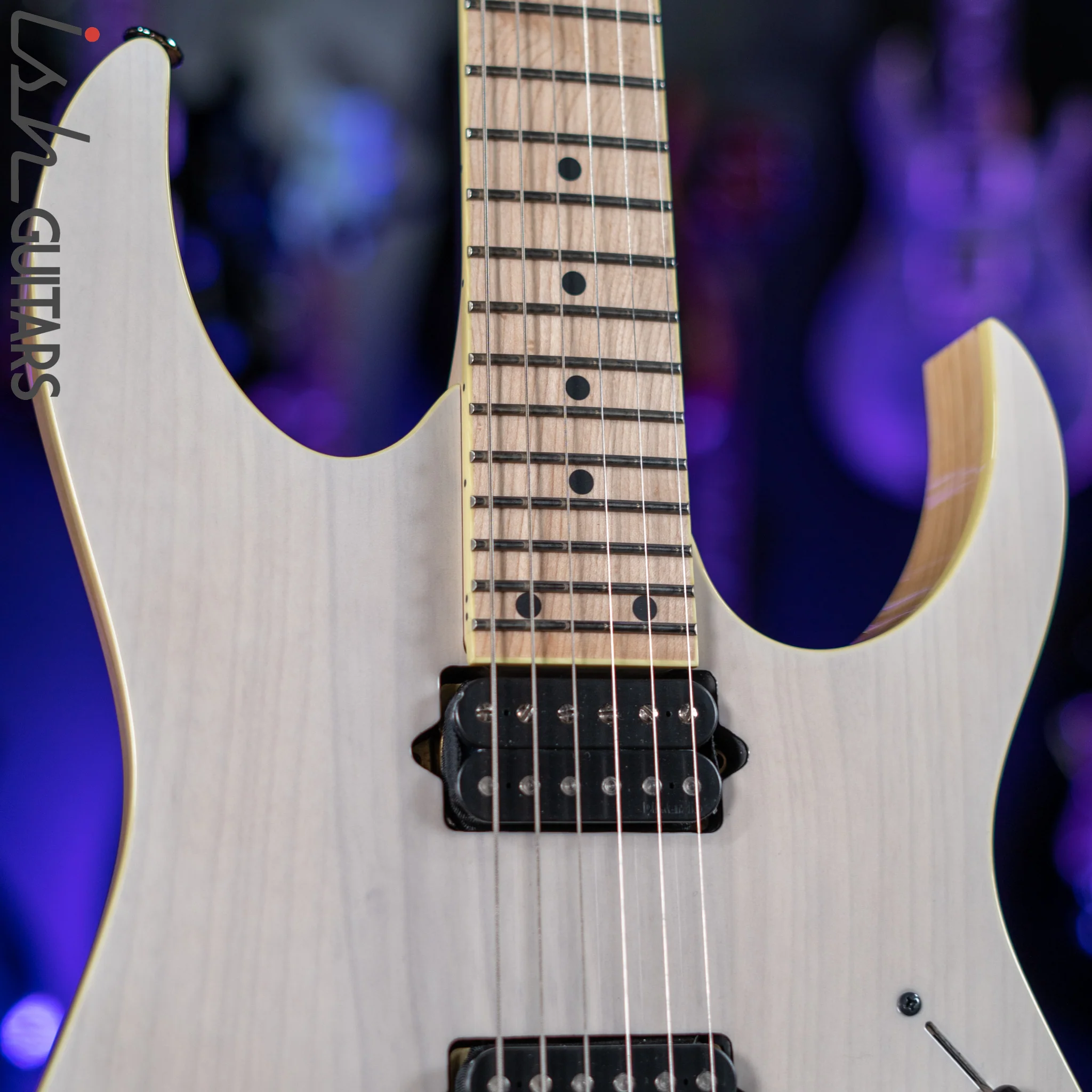 Ibanez Prestige RG652AHM Electric Guitar Antique White Blonde - Image 3
