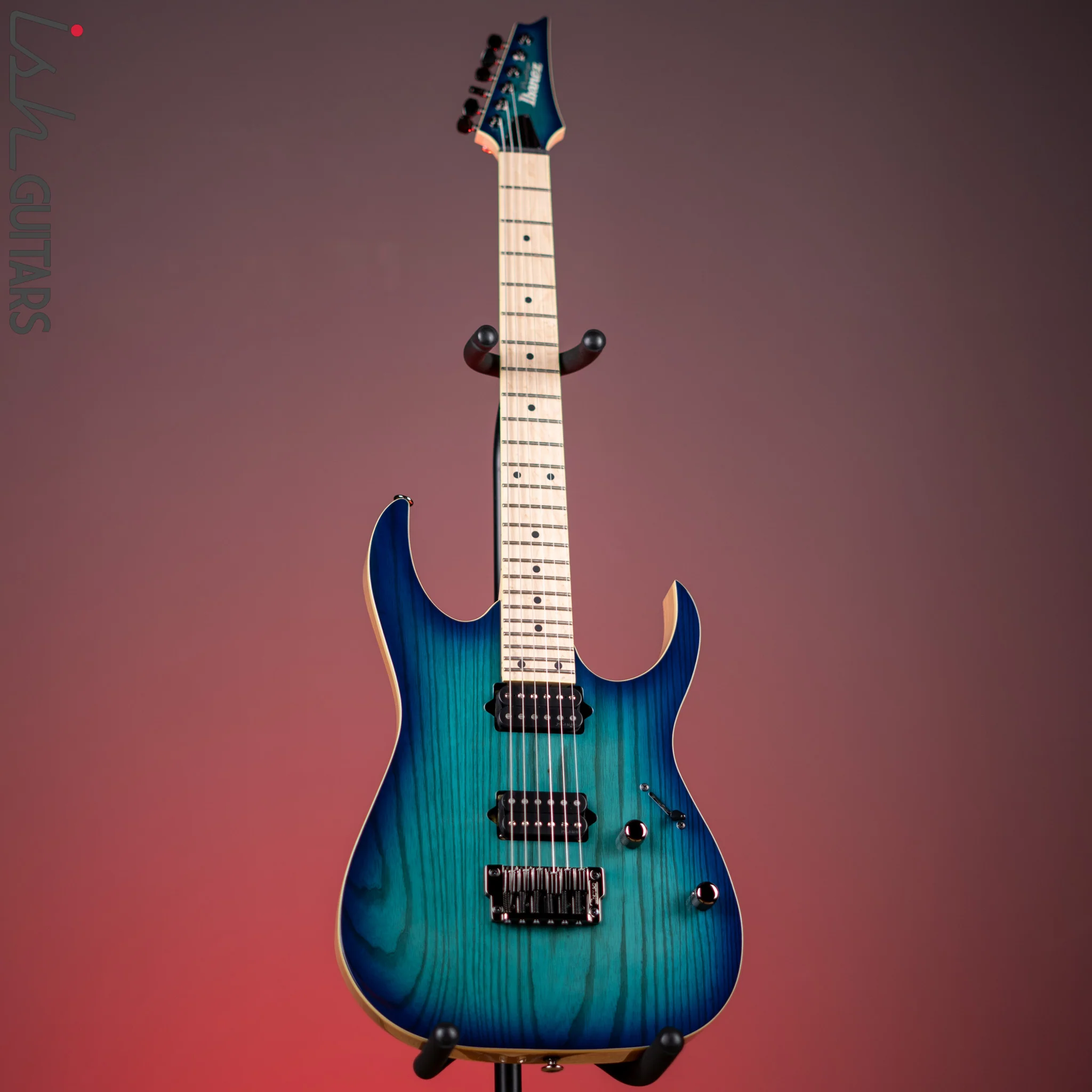 Ibanez Prestige RG652AHMFX Electric Guitar Nebula Green Burst Demo - Image 2