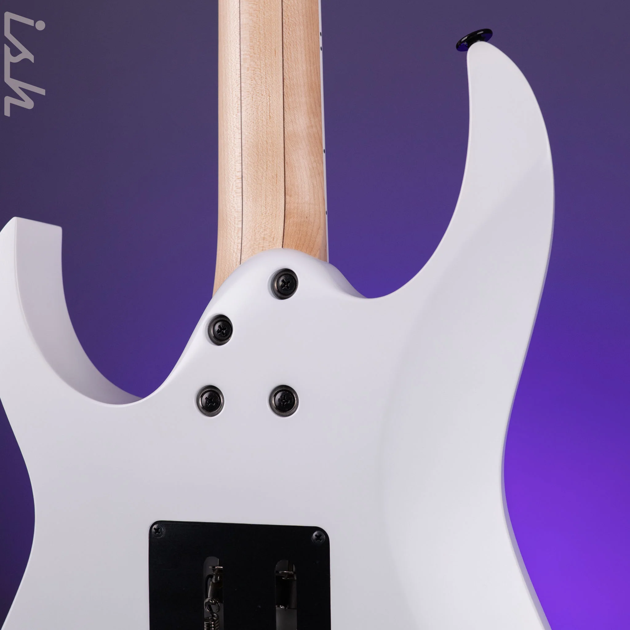 Ibanez Prestige RG653DX White Flat Electric Guitar - Image 10