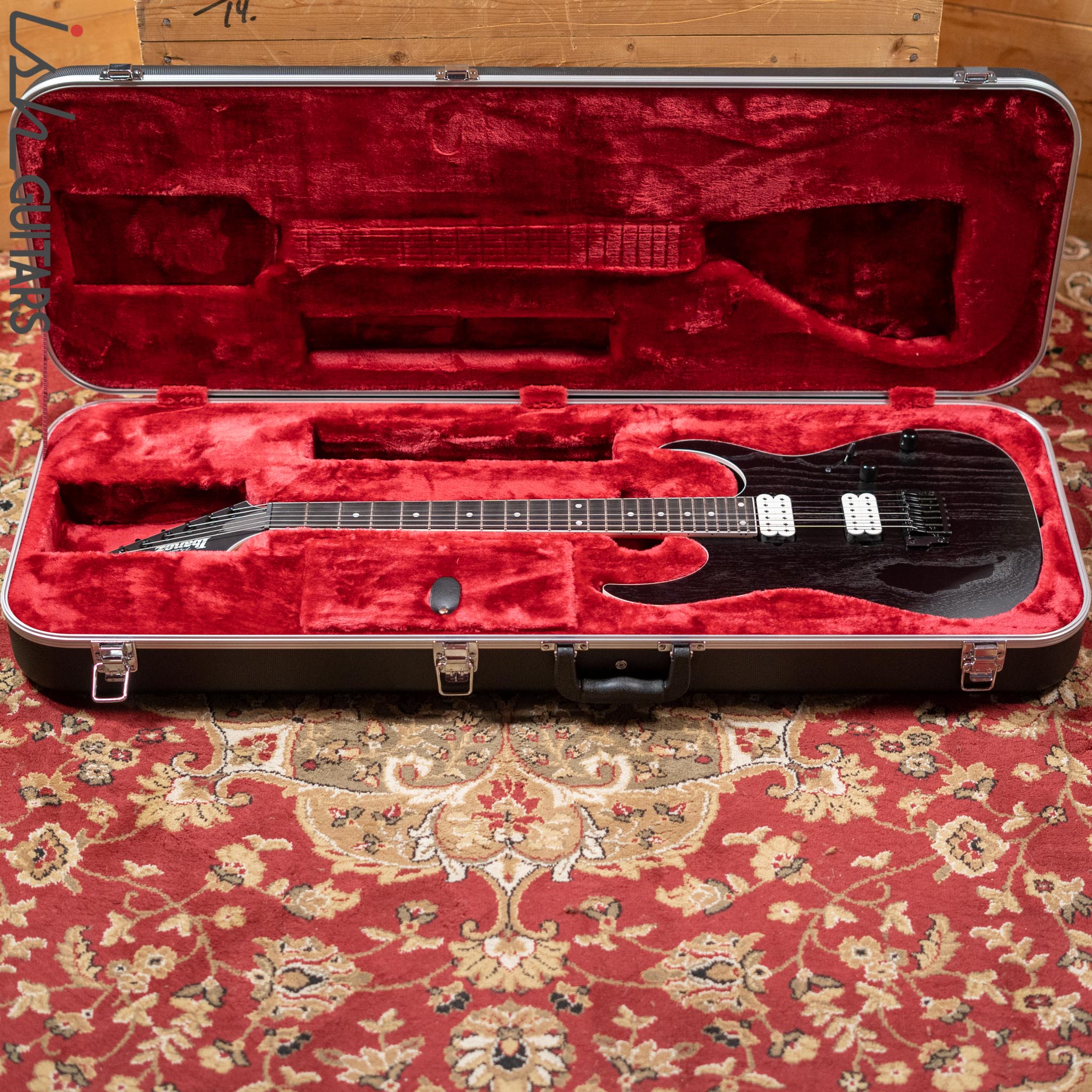 Ibanez Prestige RGR652AHBF Electric Guitar Weathered Black - Image 11