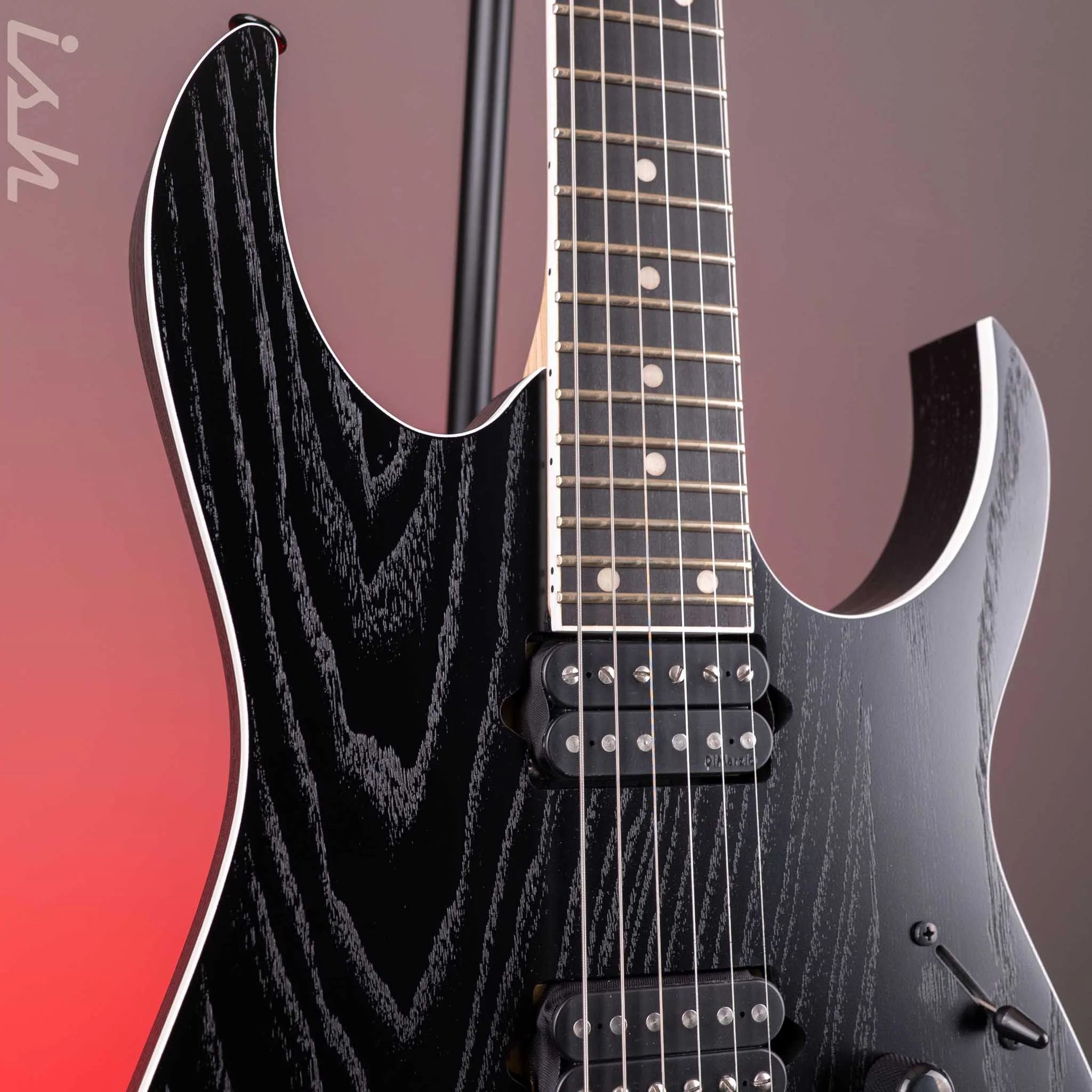 Ibanez Prestige RGR662AHBF Weathered Black Electric Guitar - Image 4