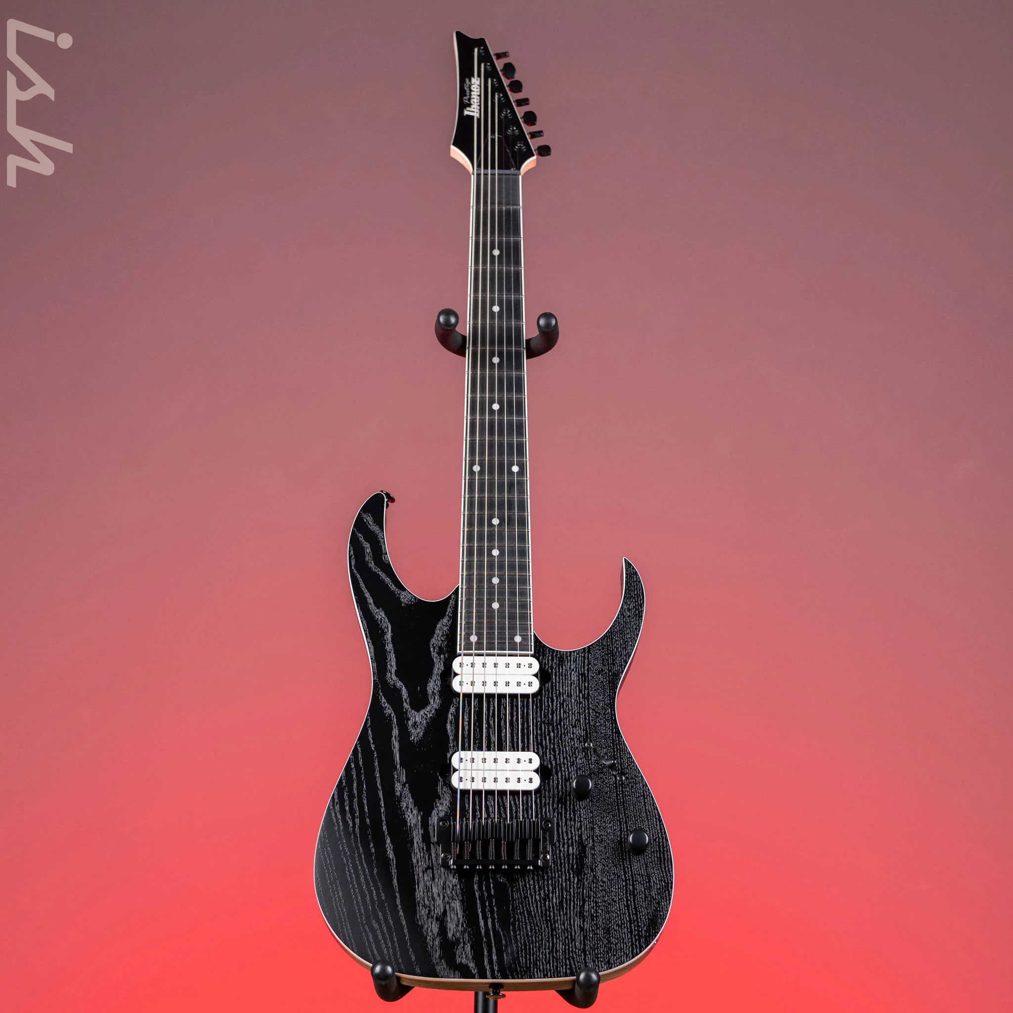 Ibanez Prestige RGR752AHBF 7-String Electric Guitar Weathered Black - Image 2