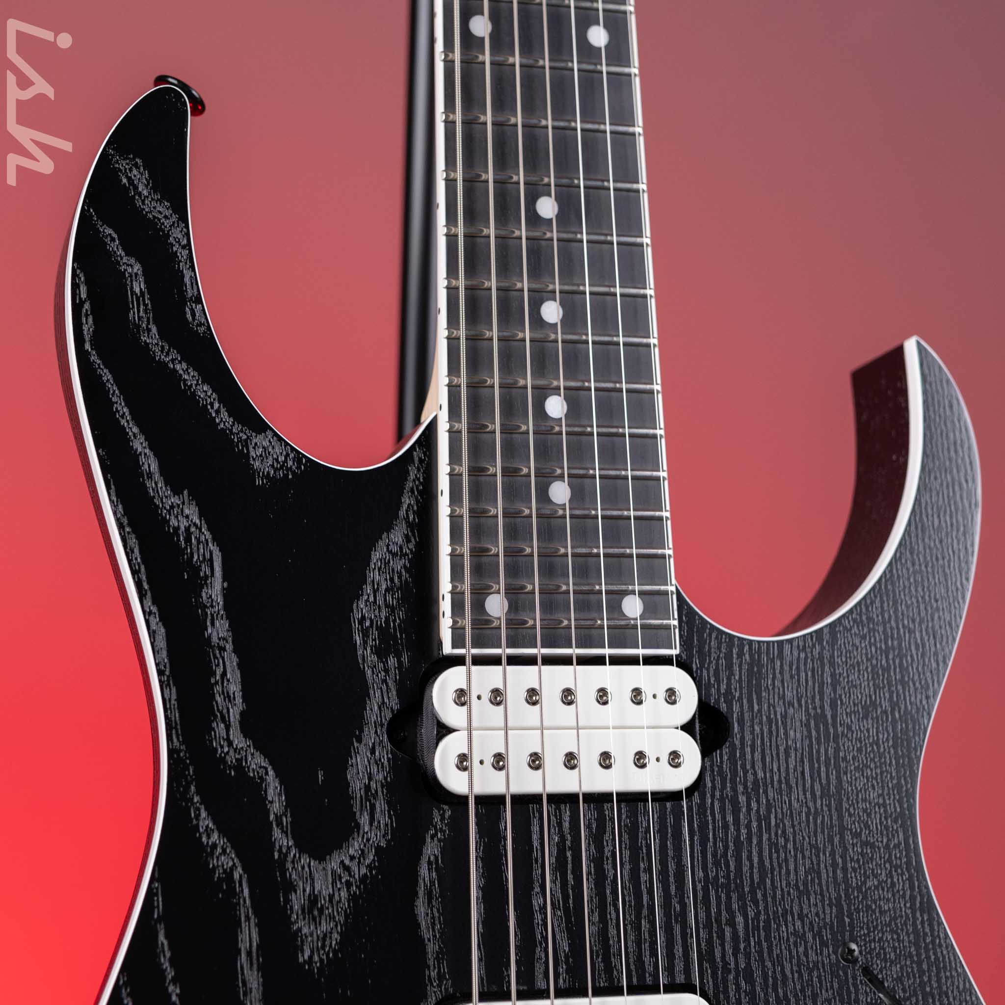 Ibanez Prestige RGR752AHBF 7-String Electric Guitar Weathered Black - Image 3