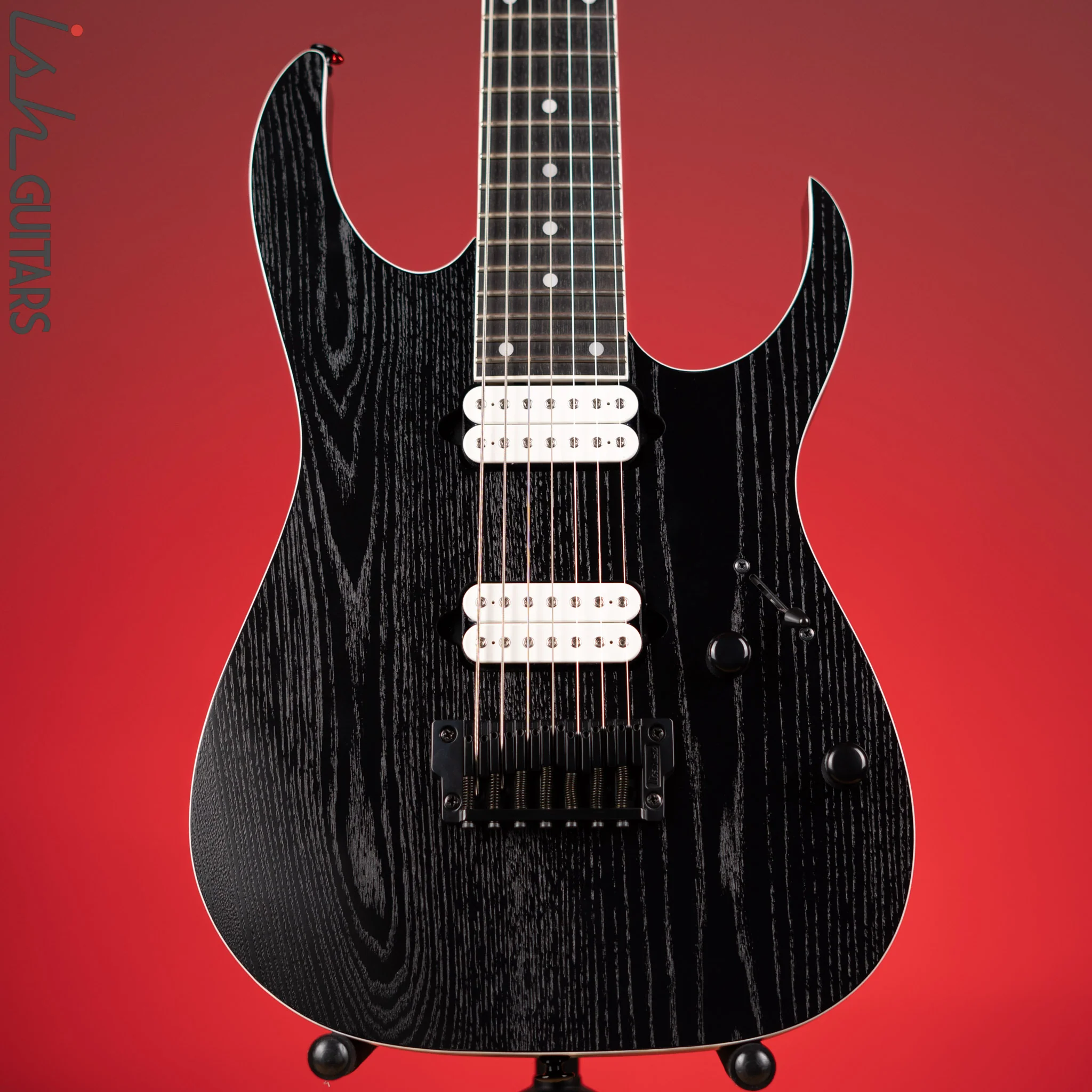 Ibanez Prestige RGR752AHBF 7-String Guitar Weathered Black