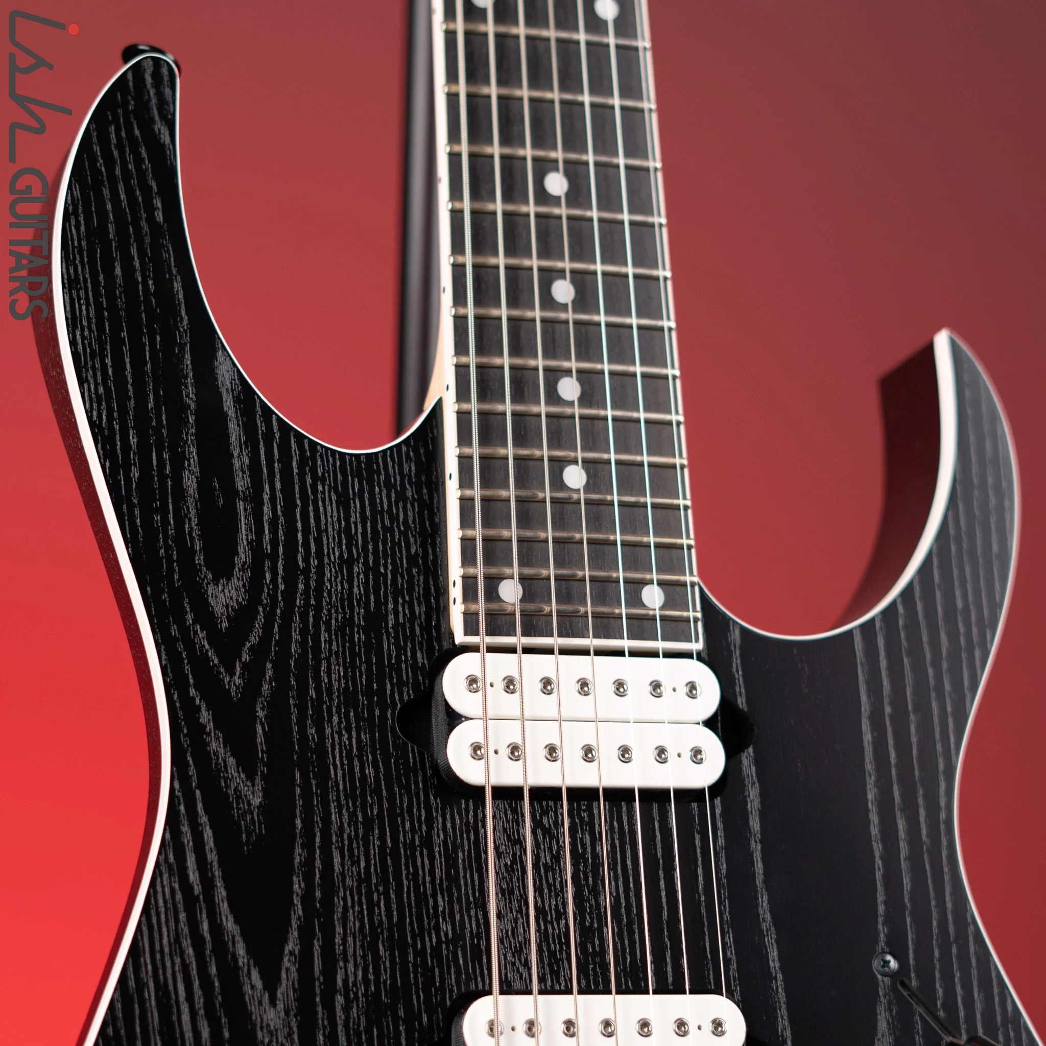 Ibanez Prestige RGR752AHBF 7-String Guitar Weathered Black - Image 3