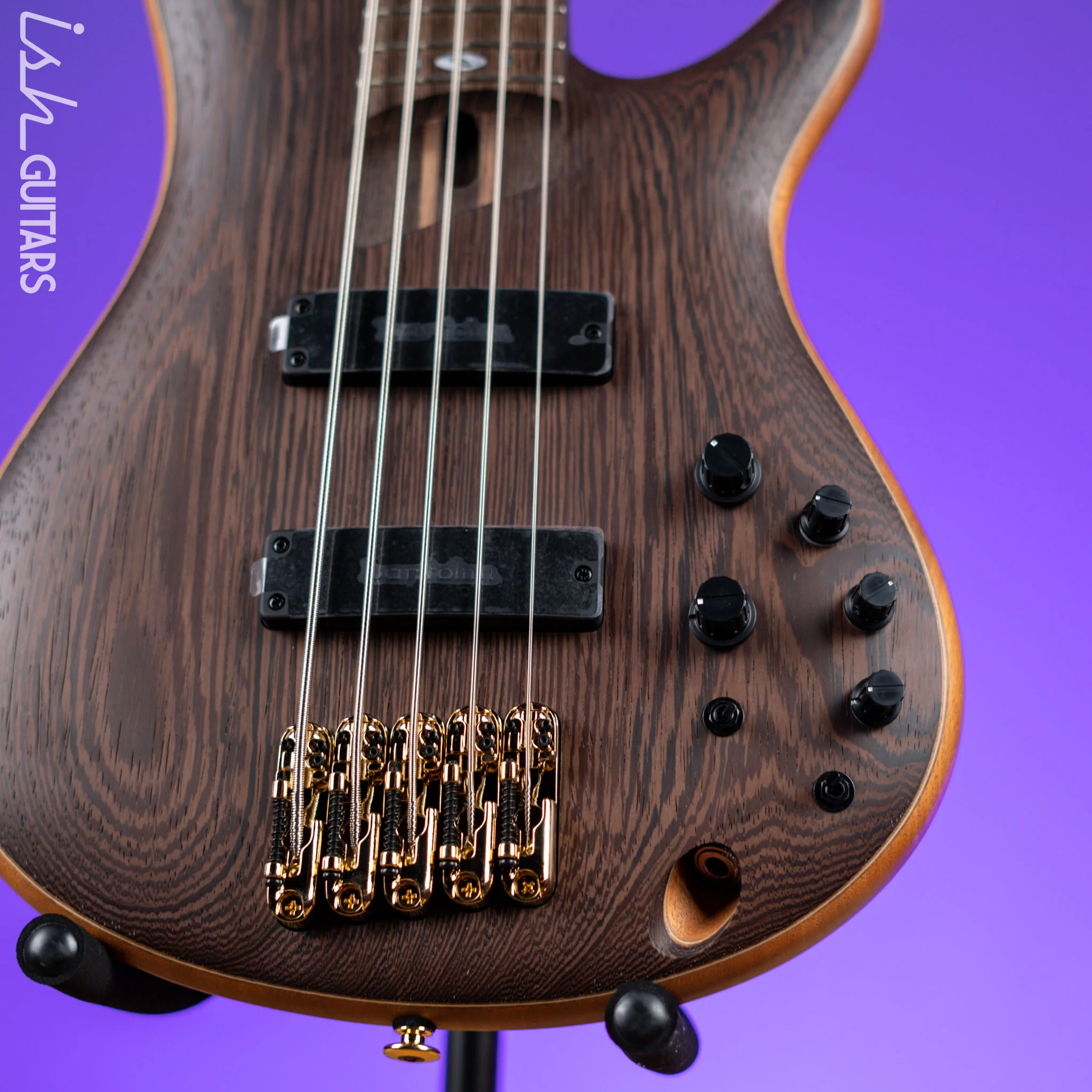 Ibanez Prestige SR5005 5-String Bass Guitar Wenge - Image 4