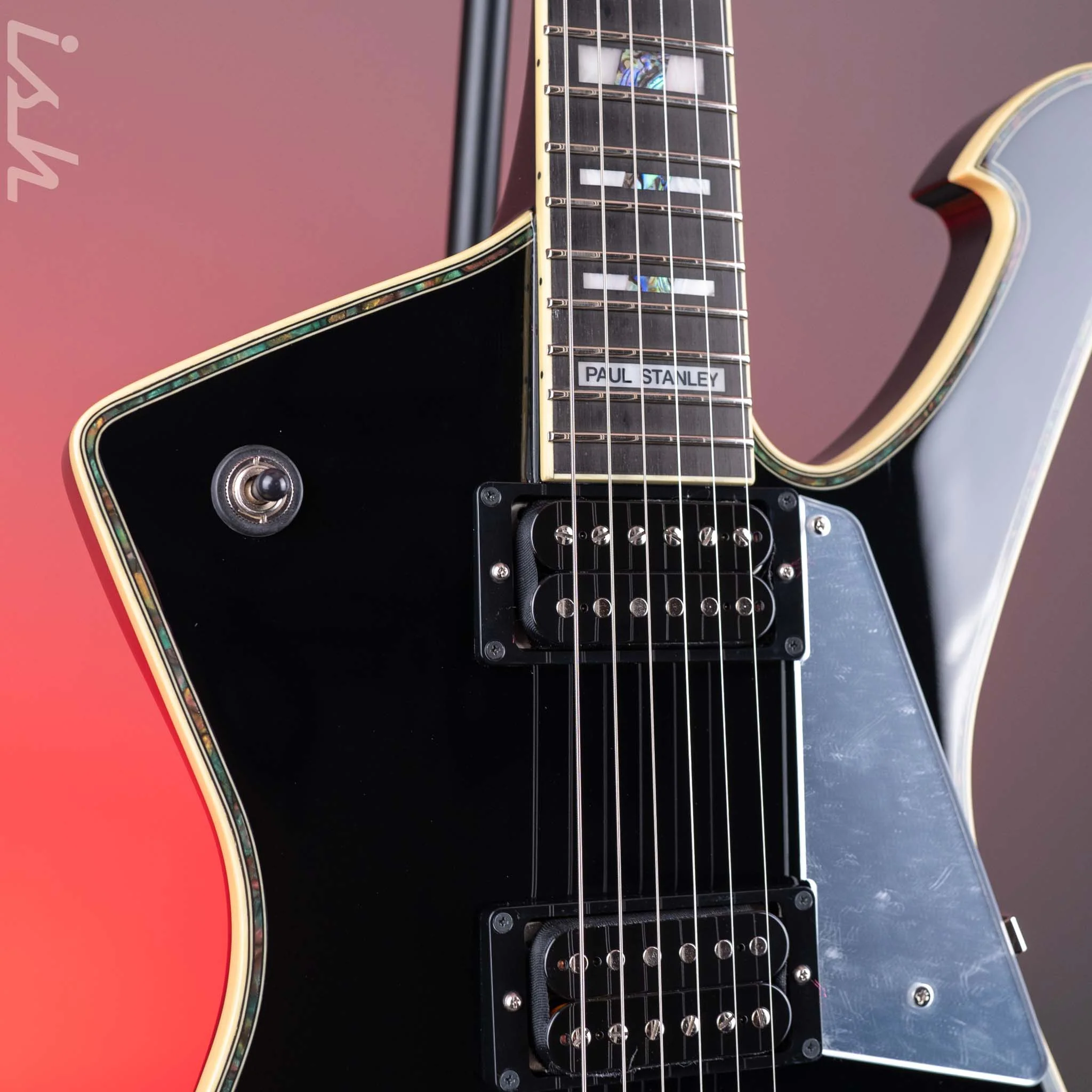 Ibanez PS10-BK Paul Stanley Signature Series Electric Black - Image 3