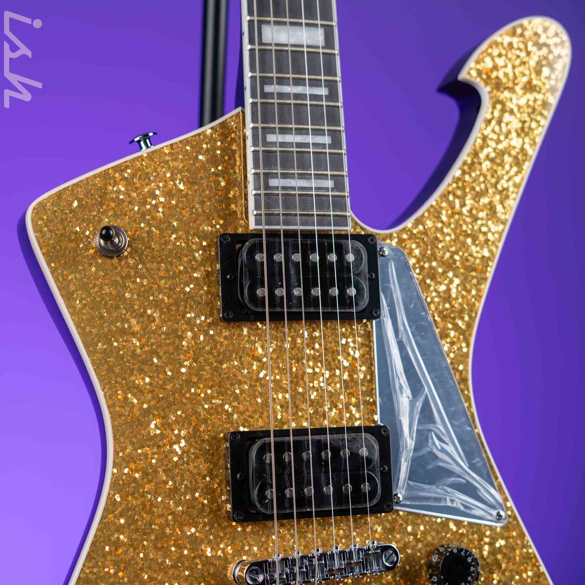 Ibanez PS60 Paul Stanley Signature Gold Sparkle - Image 3