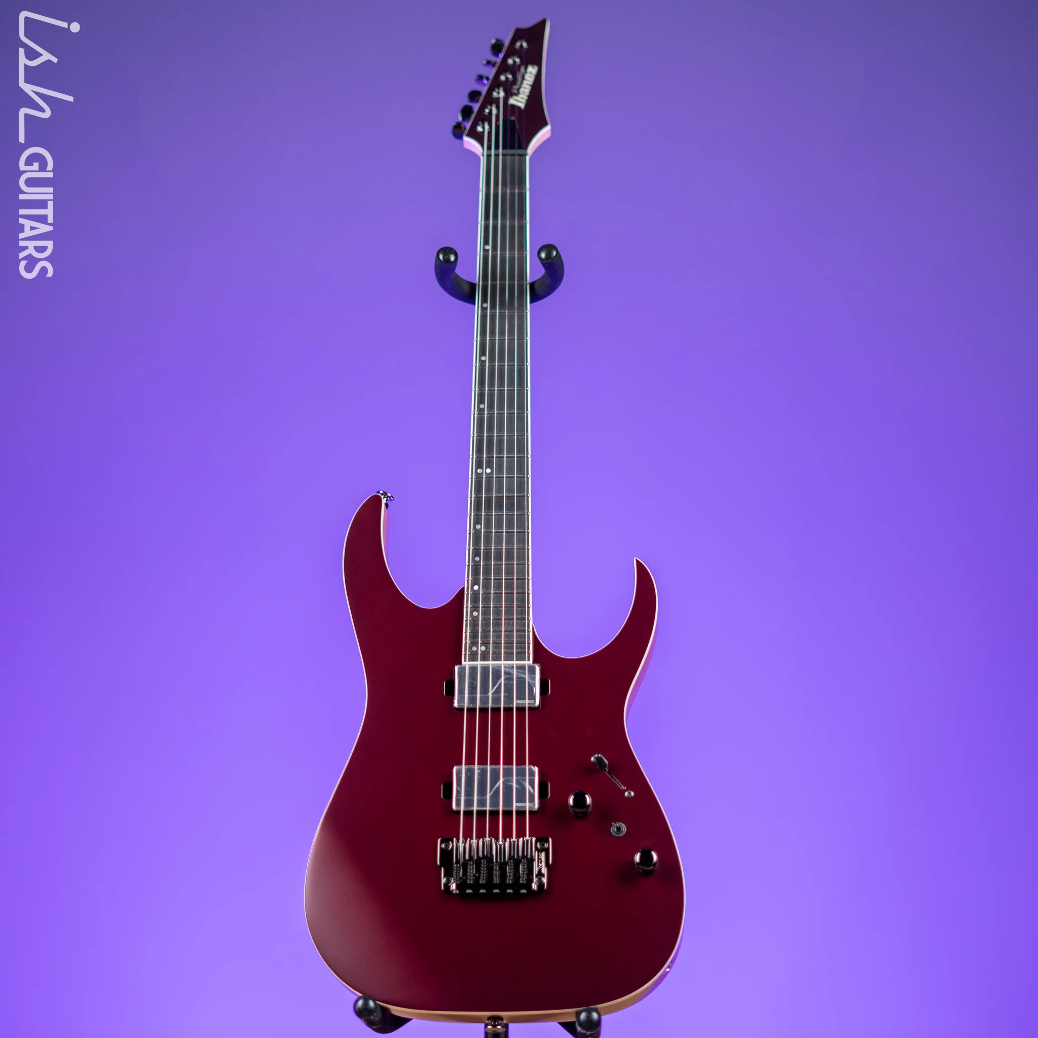 Ibanez RG5121 Prestige Electric Guitar Burgundy Metallic Flat - Image 2