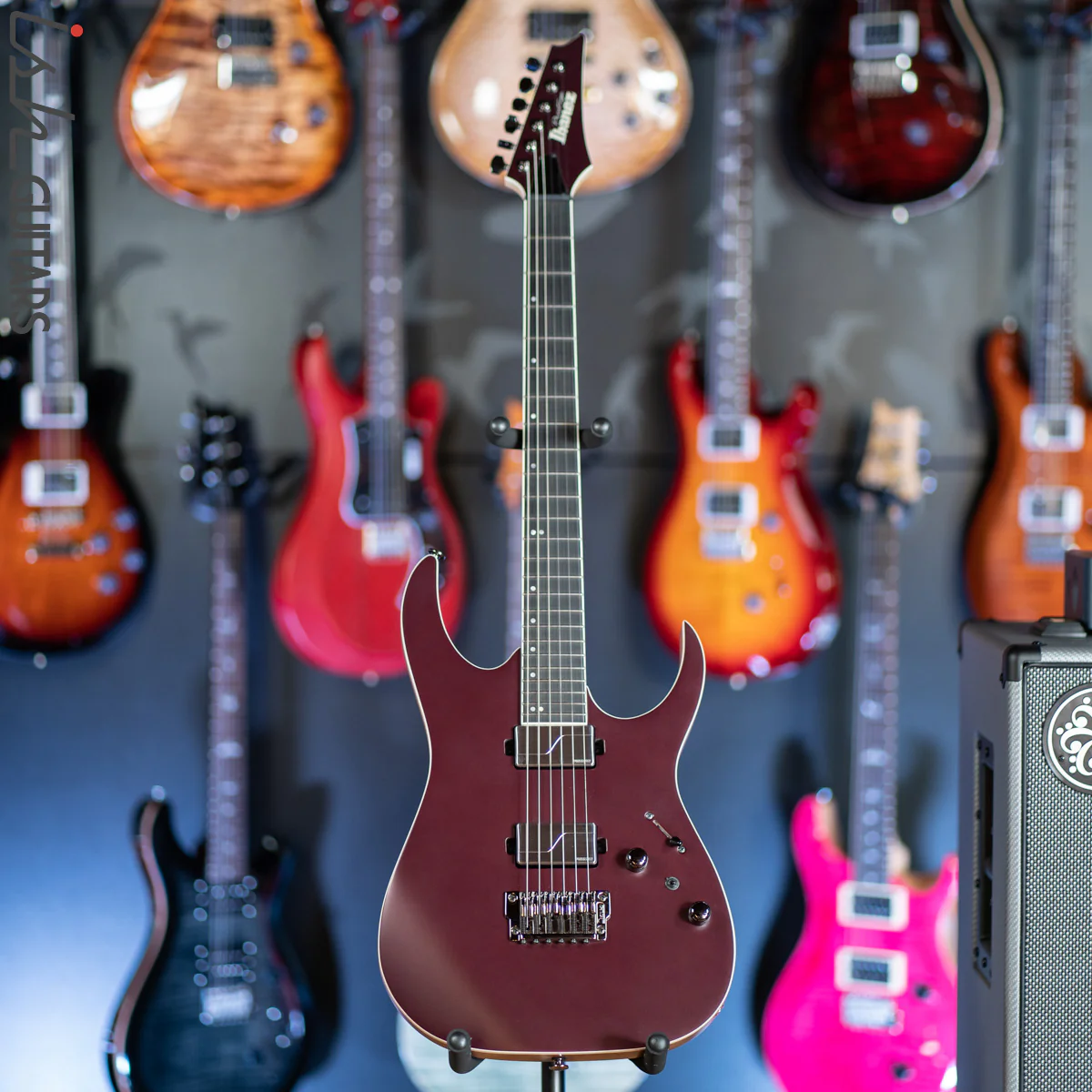 Ibanez RG5121 Prestige Electric Guitar Burgundy Metallic Flat Blemished - Image 2