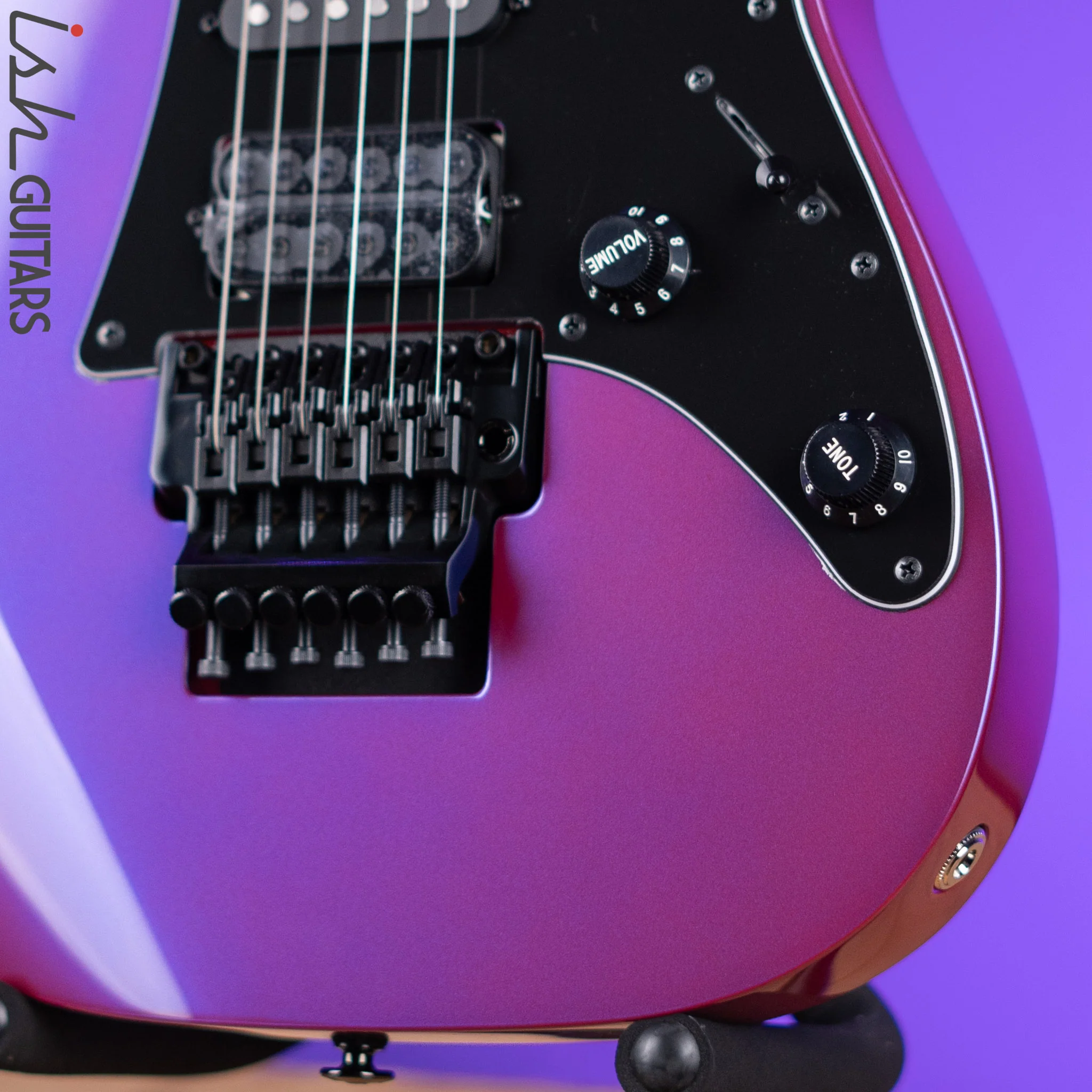 Ibanez RG550 Genesis Collection Electric Guitar Purple Neon - Image 4