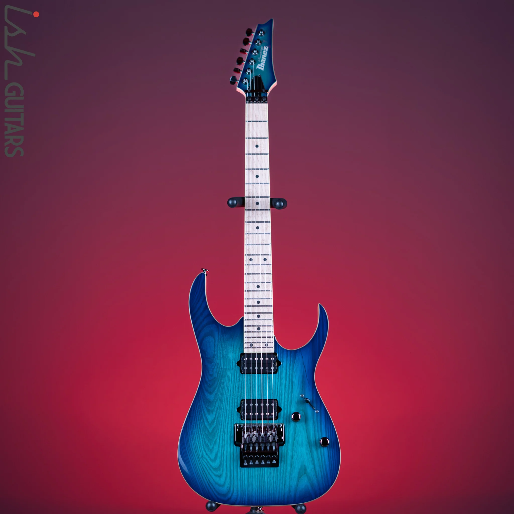 Ibanez RG652AHM Prestige Electric Guitar Nebula Green Burst - Image 2