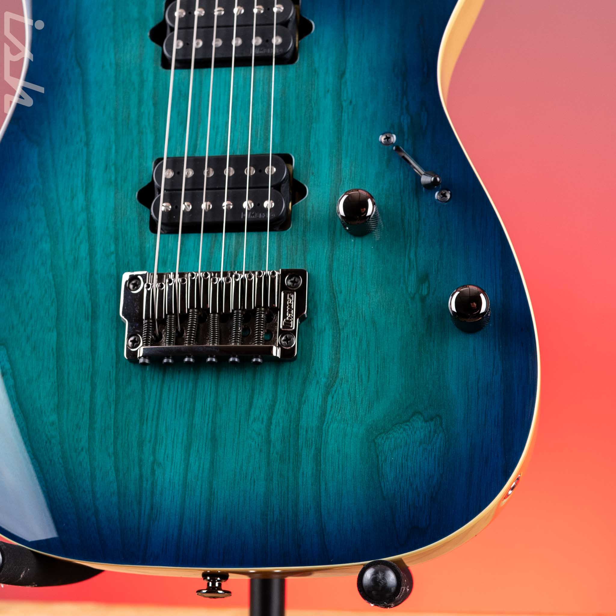 Ibanez RG652AHMFX Prestige Electric Guitar Nebula Green Burst - Image 4