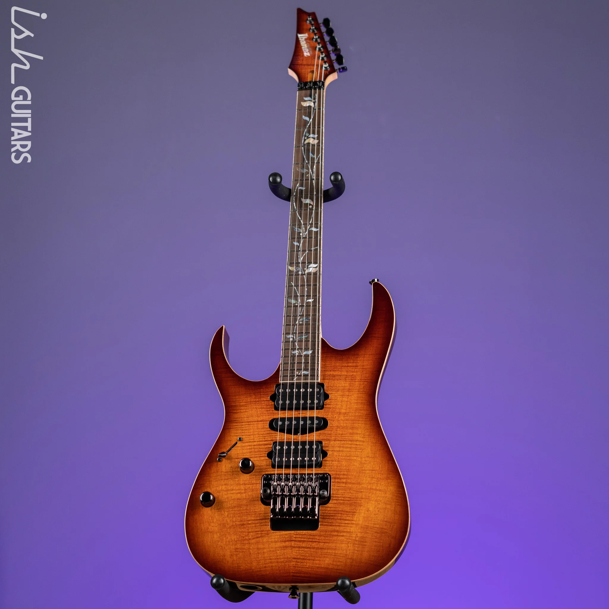 Ibanez RG8570ZL J.Custom Electric Guitar Left Handed Brownish Sphalerite - Image 2