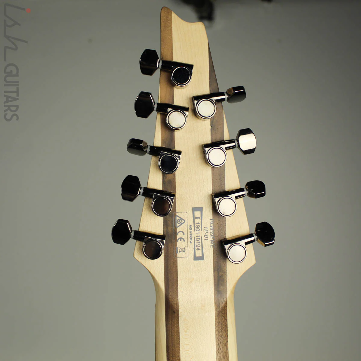Ibanez RGIR9FME Iron Label 9-String Faded Denim Blue Burst - Image 11