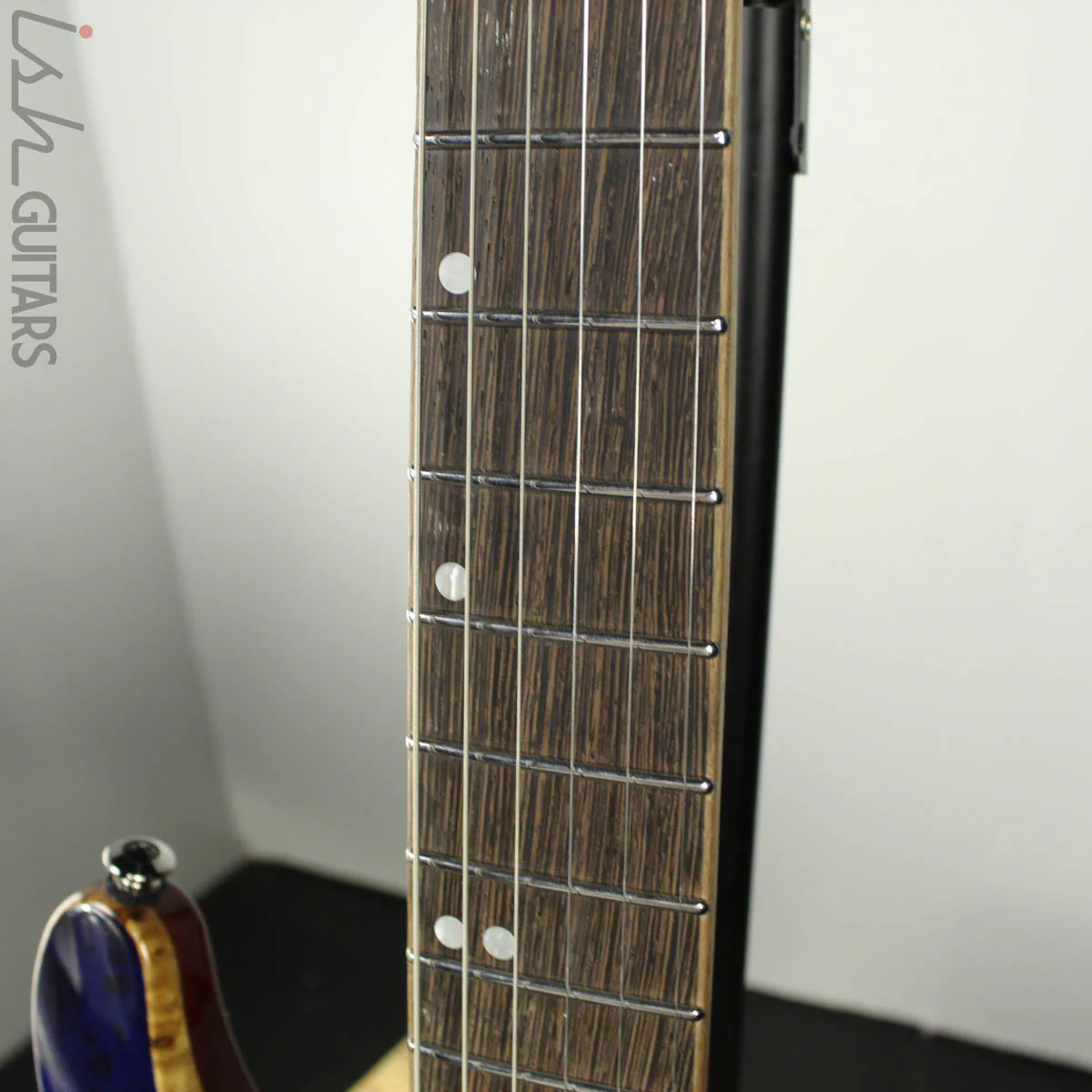 Ibanez S1070PBZ Premium Electric Guitar Cerulean Blue Poplar Burl - Image 6