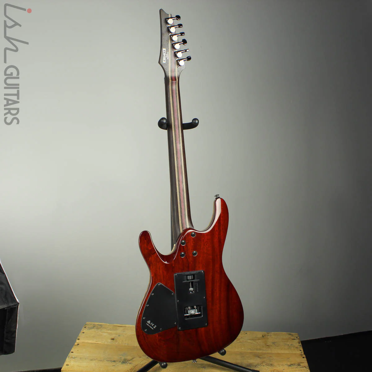 Ibanez S1070PBZ Premium Electric Guitar Cerulean Blue Poplar Burl - Image 8