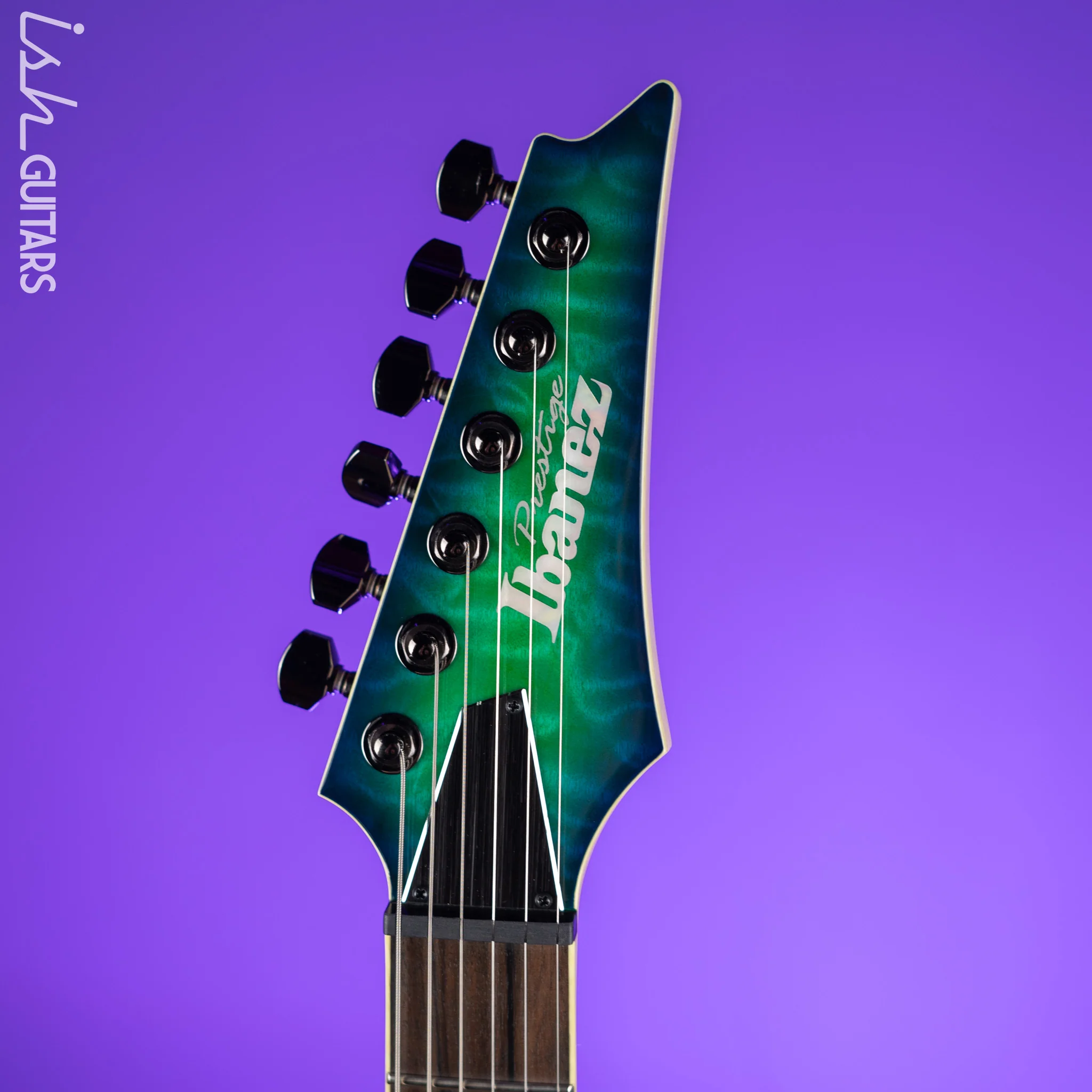 Ibanez S6521Q Prestige Electric Guitar Surreal Blue Burst Gloss - Image 5