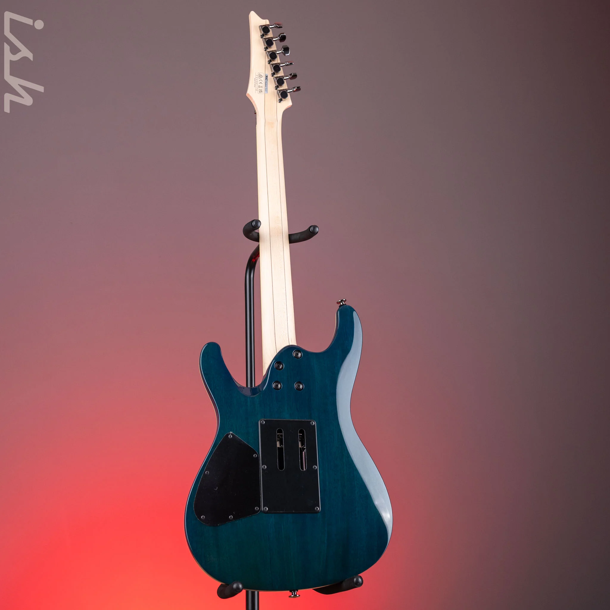 Ibanez S6570Q Prestige Electric Guitar Natural Blue - Image 6