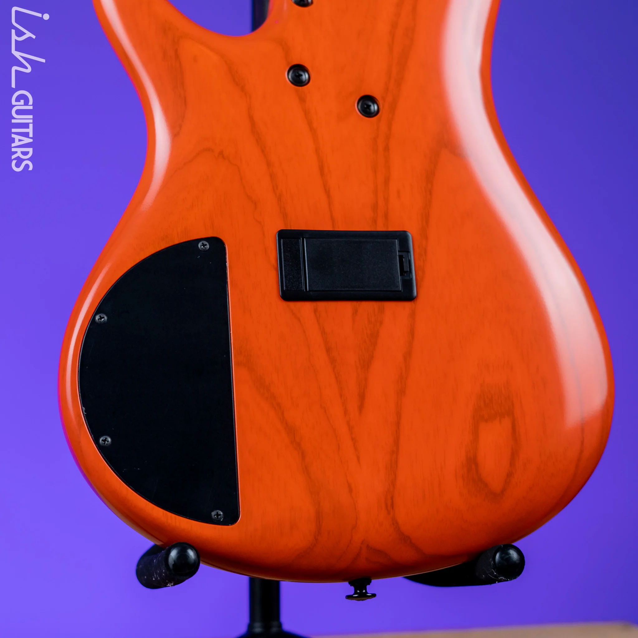 Ibanez SR Prestige SR4605 5-String Bass Guitar Orange Solar Flare Low Gloss - Image 10